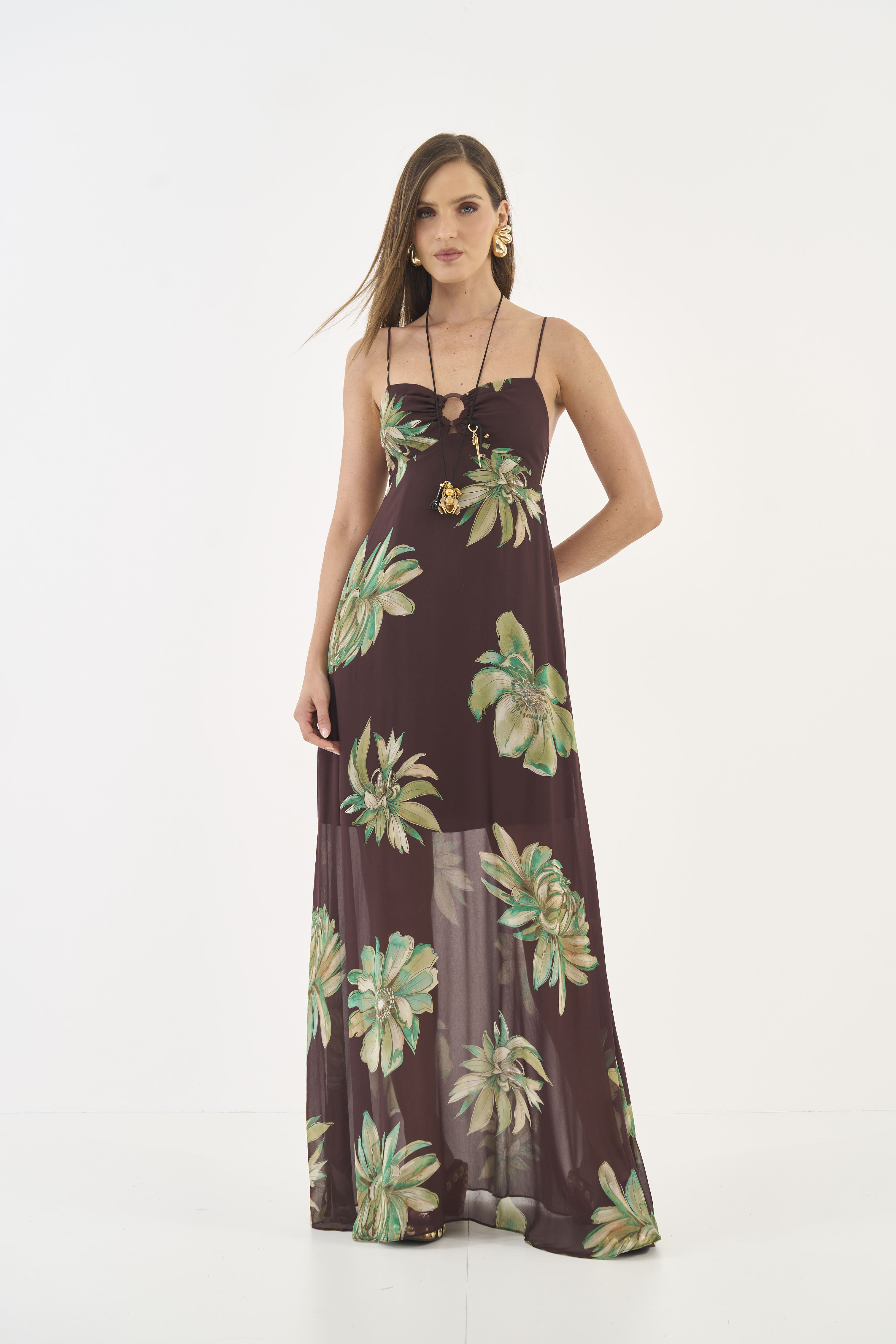 VESTIDO ESTAMPADO PP FLORES DE OUT.