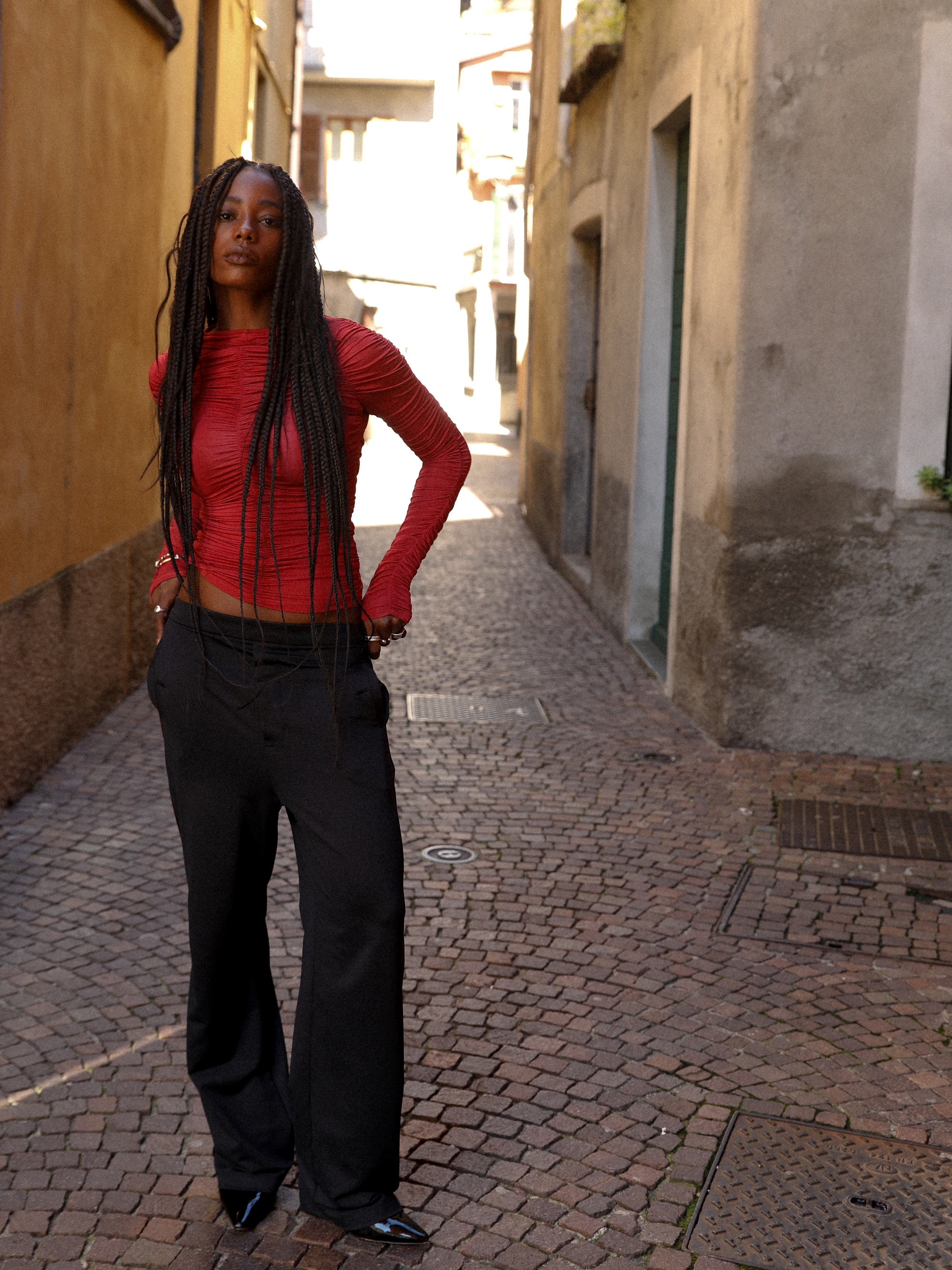 BLUSA COLCCI G VERMELHO LOVEZ