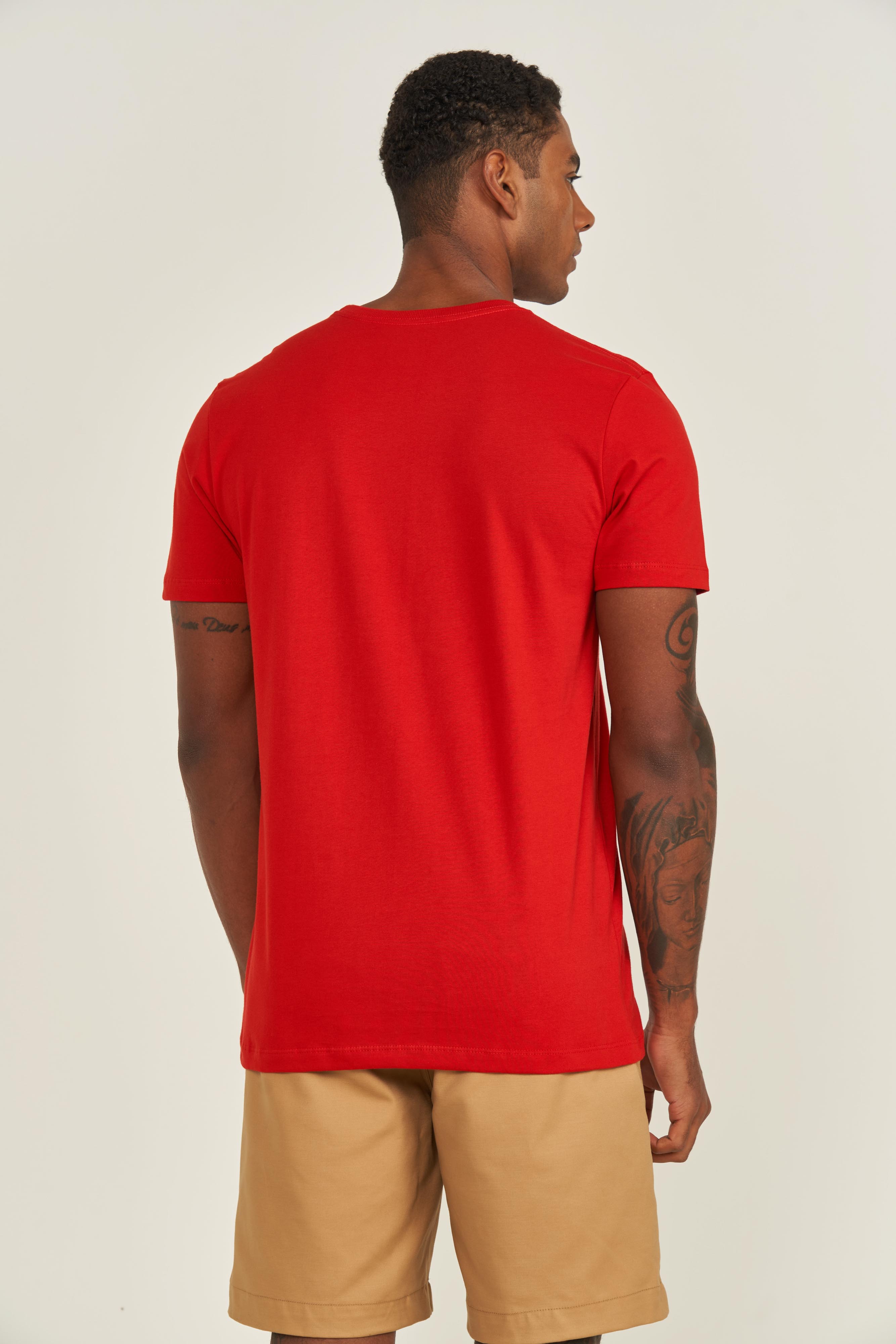 CAMISETA COLCCI GG VERMELHO SPARKLY