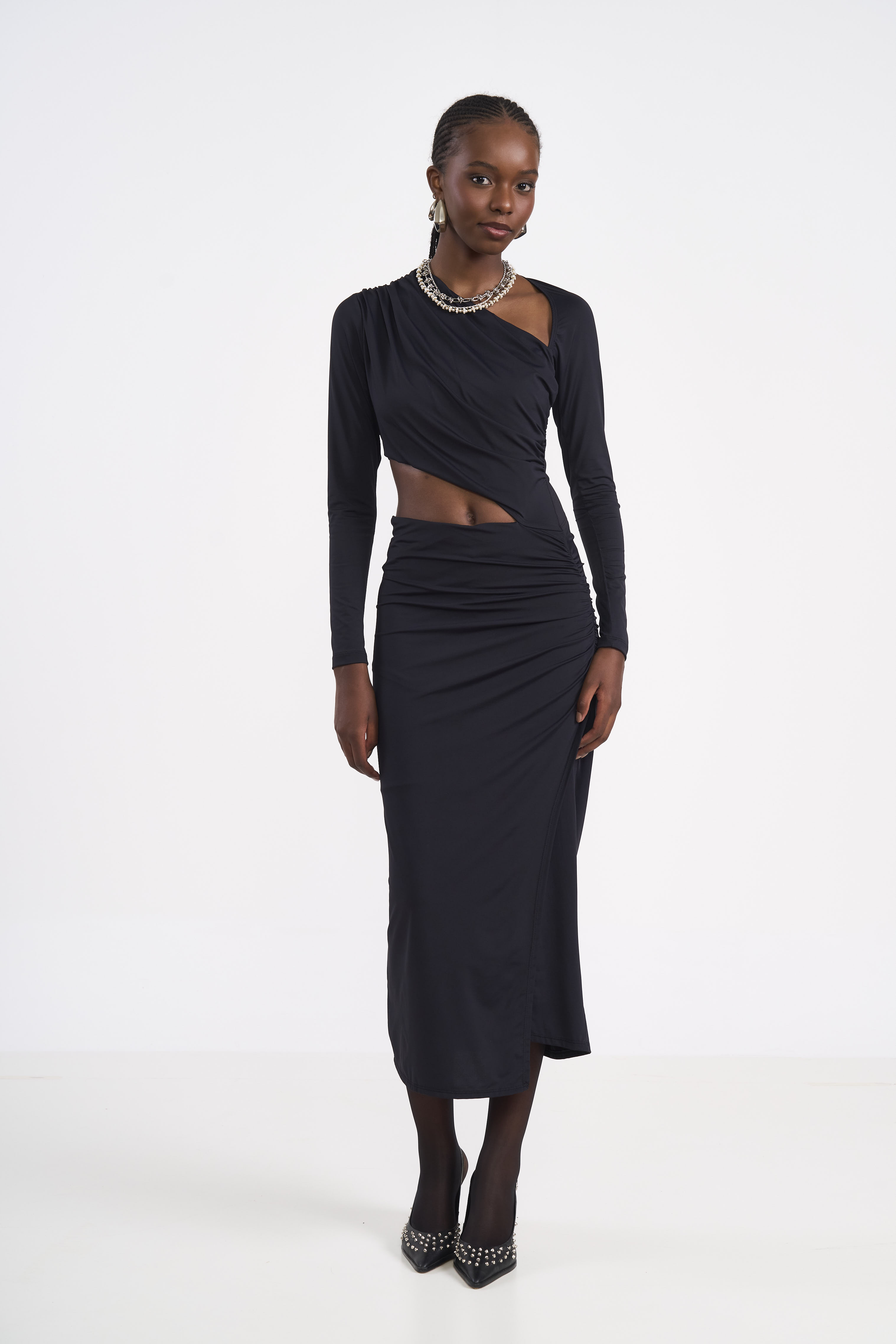 VESTIDO COLCCI G PRETO