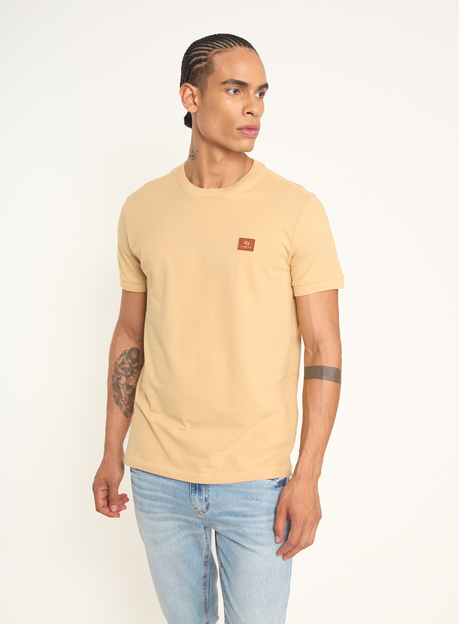 CAMISETA COLCCI M BEGE FLAVO