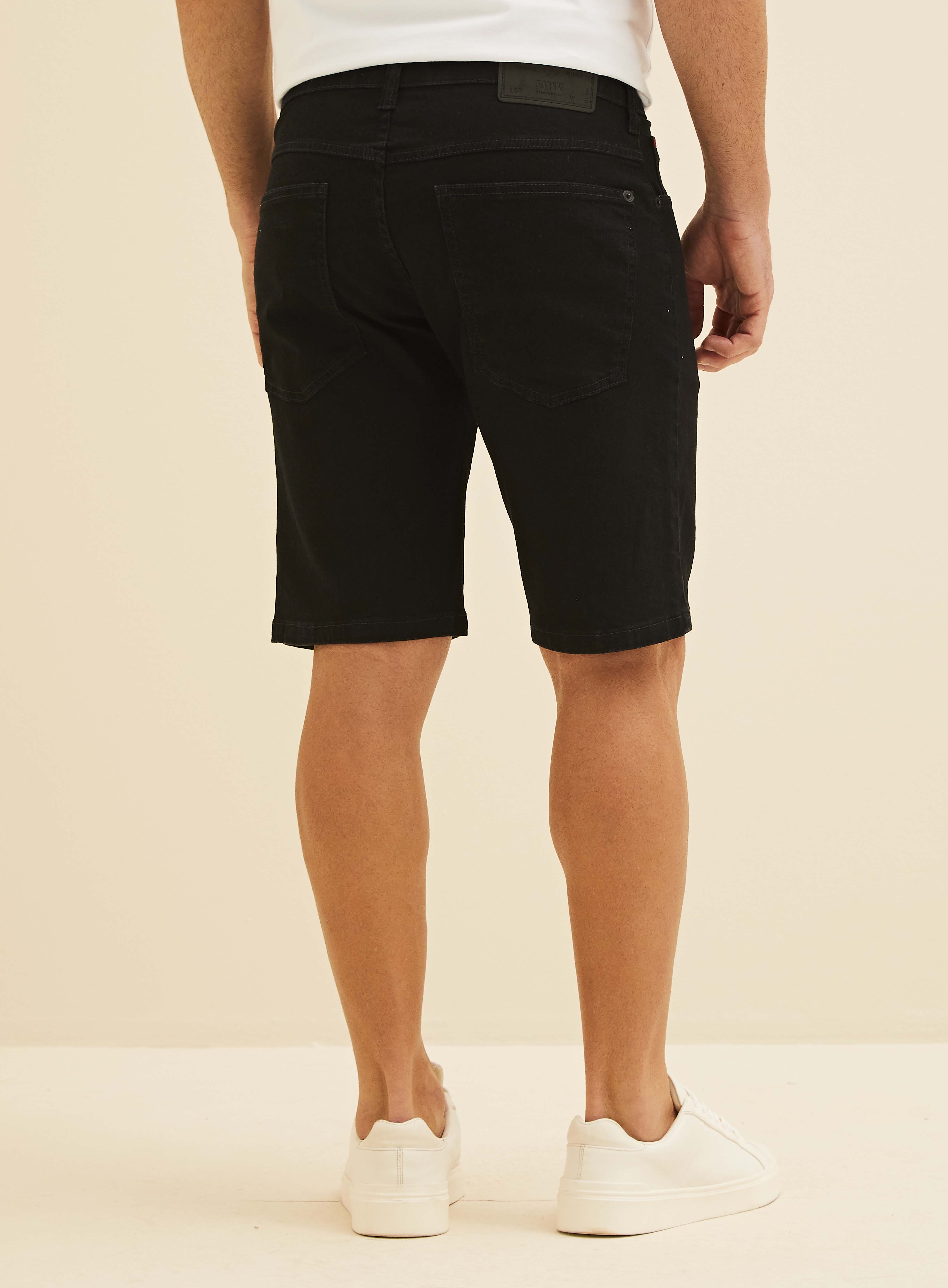 BERMUDA JEANS PAUL SLIM 38 IND.PRETO