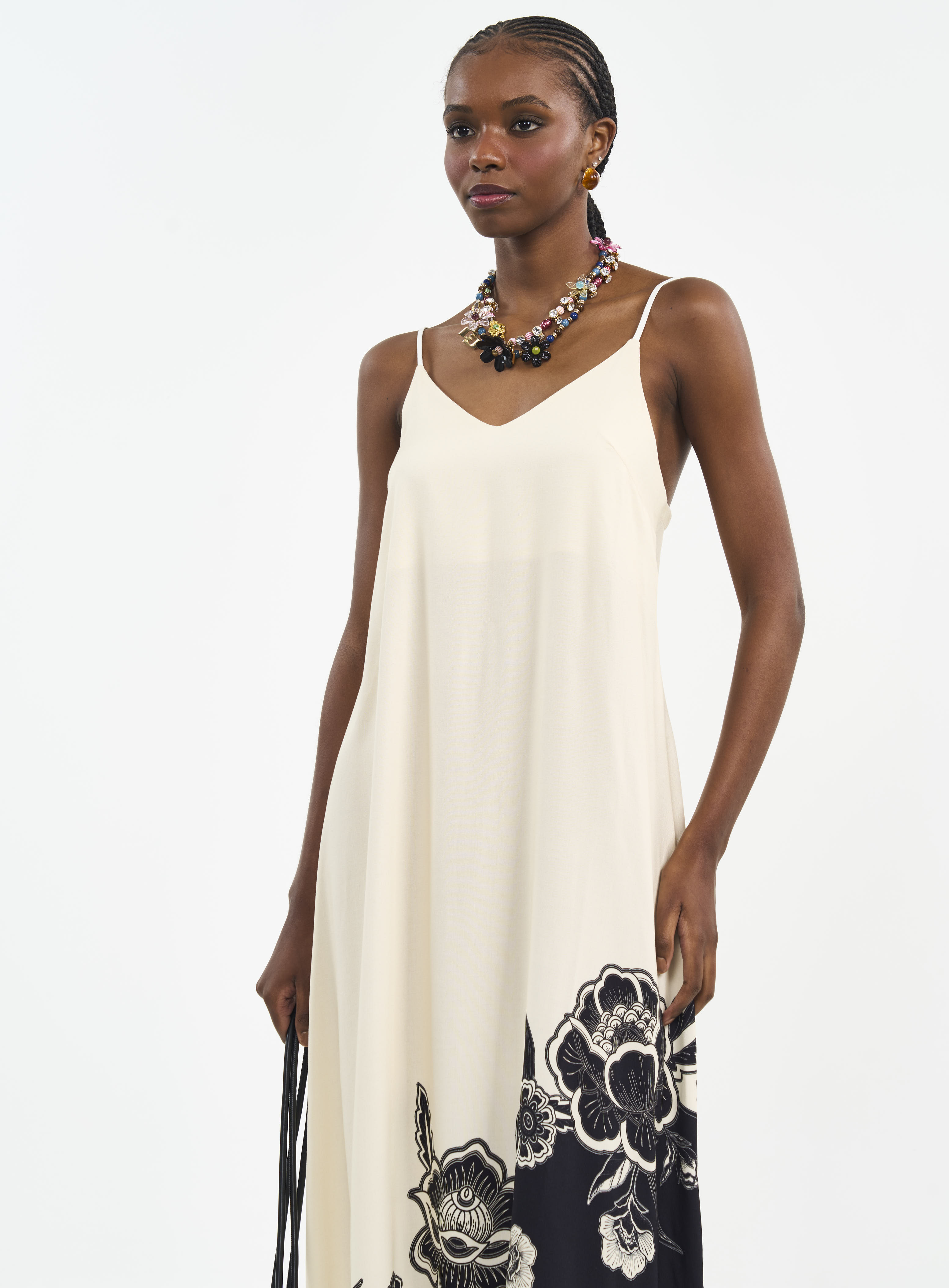 VESTIDO ESTAMPADO P FLORAL BLOCK II