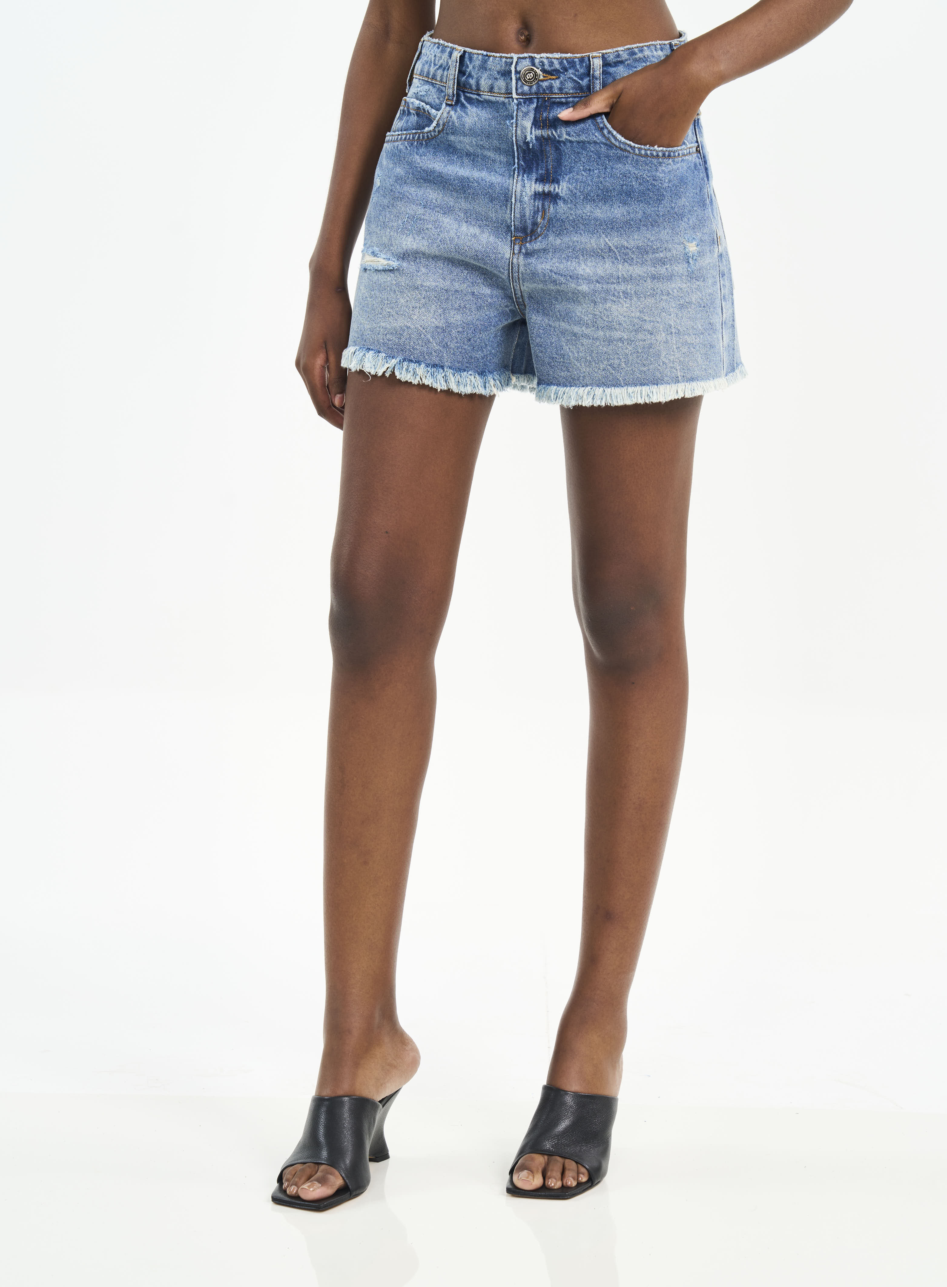 SHORT JEANS JADE 36 INDIGO