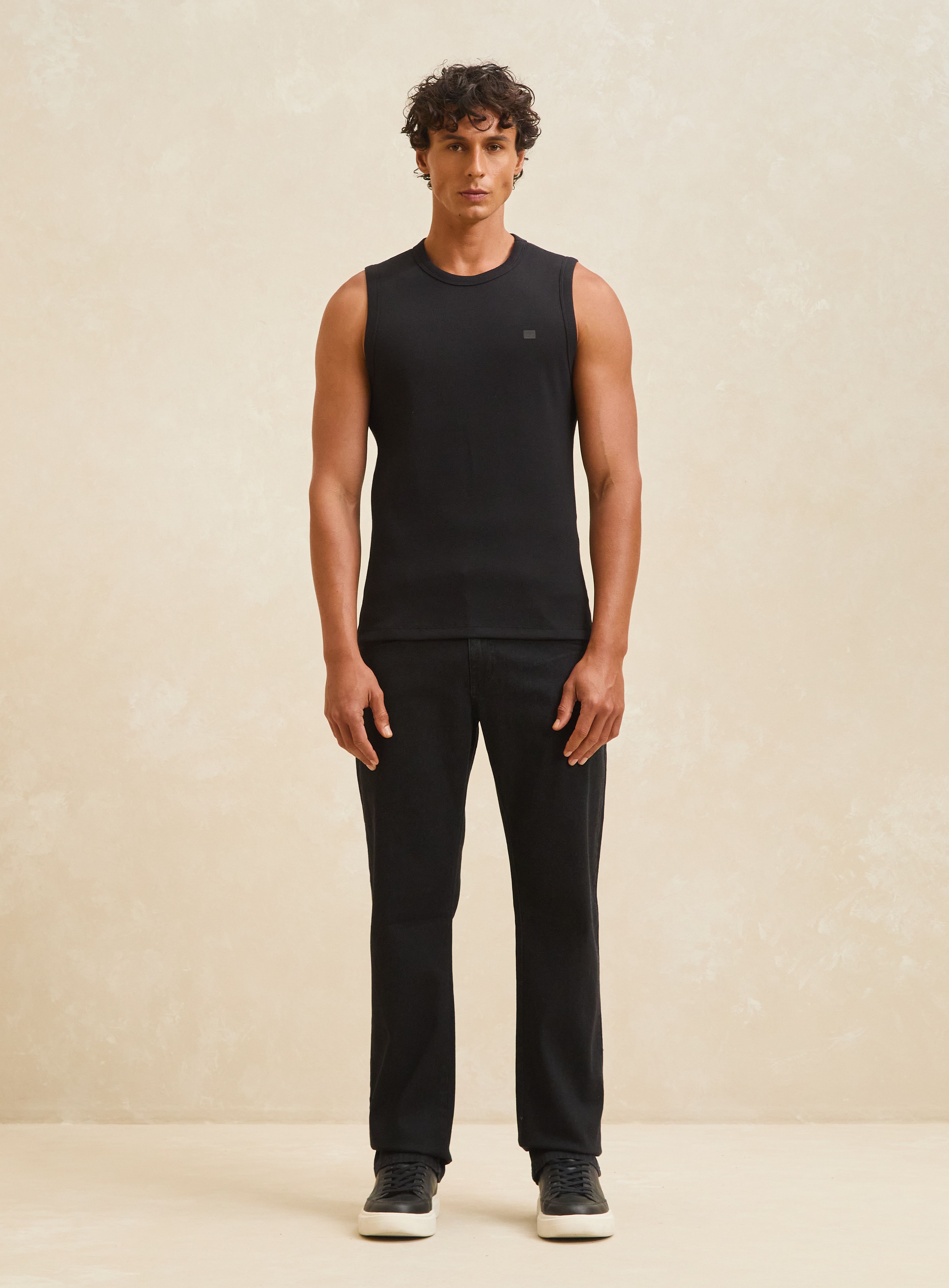 CALÇA JEANS PAUL REGULAR 38 IND.PRETO