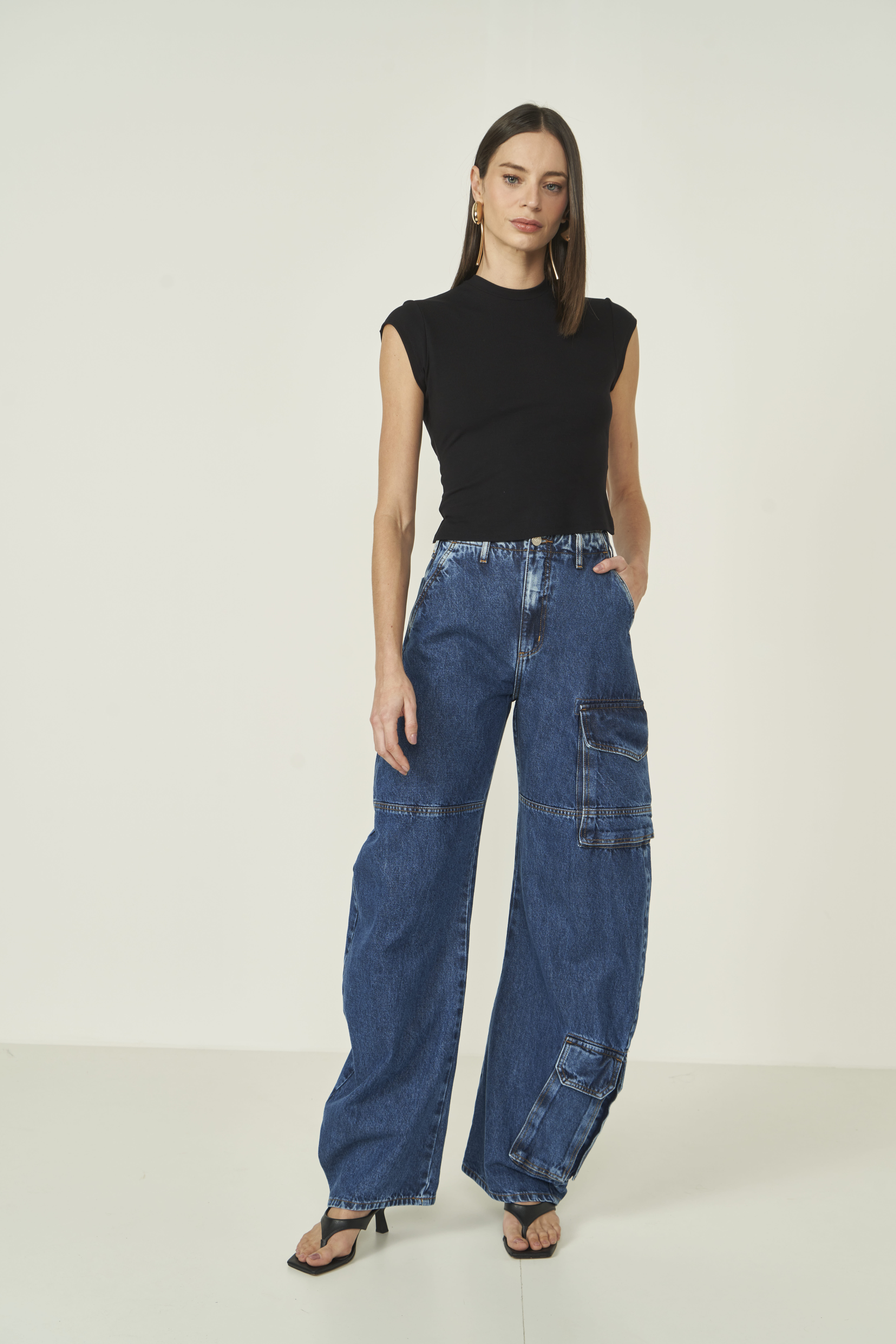 CALÇA JEANS BARCELONA 40 INDIGO