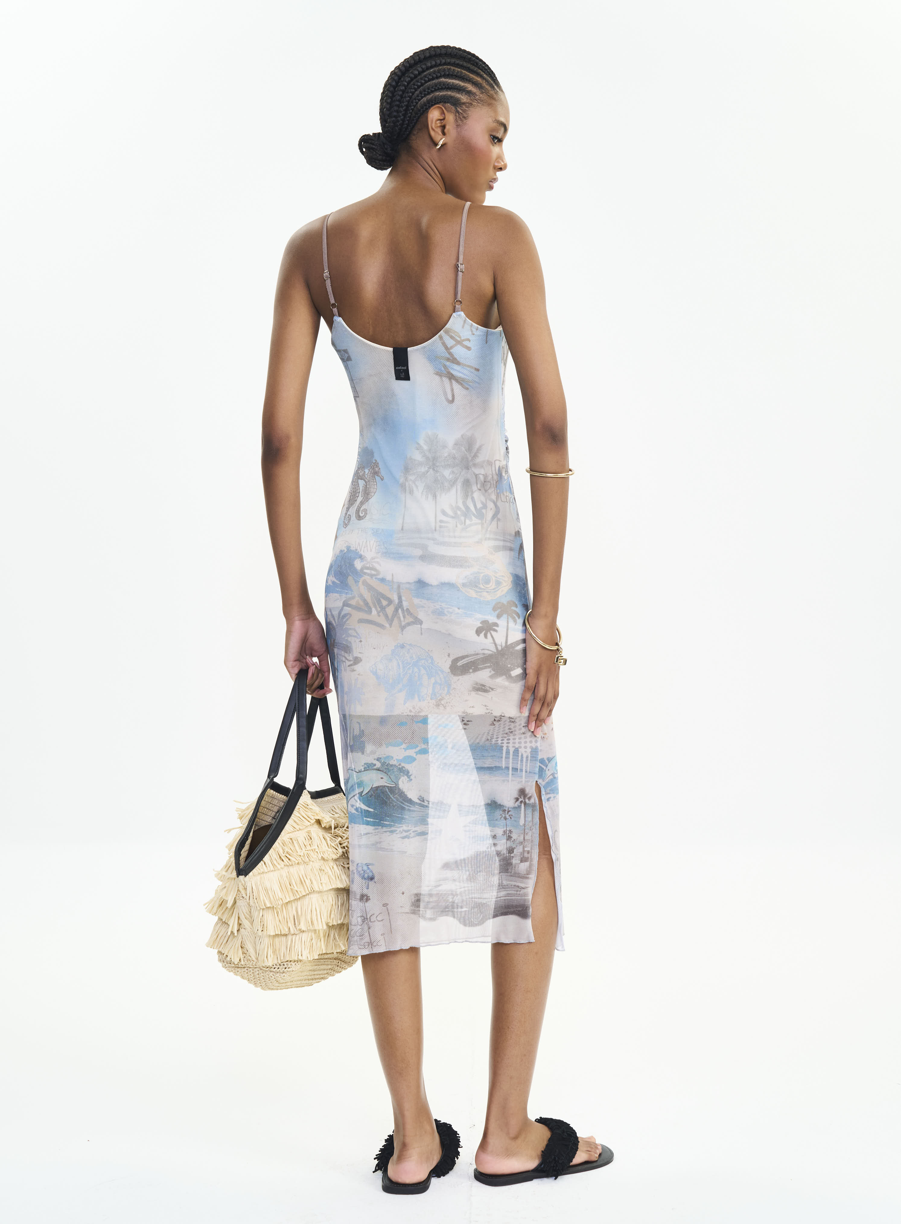VESTIDO TULE ESTAMPADO G GOOD TIMES