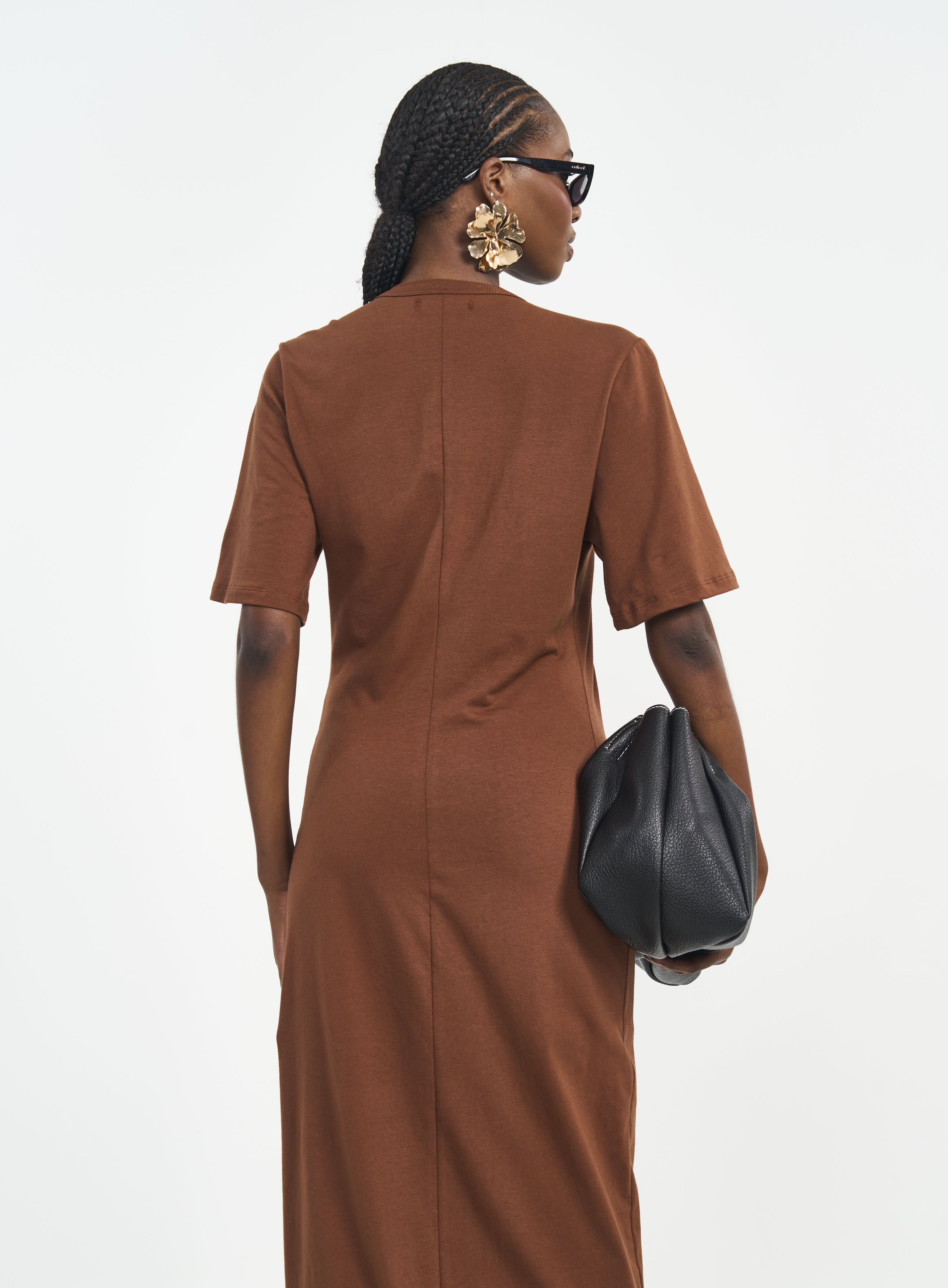 VESTIDO COLCCI G MARROM EVERMORE