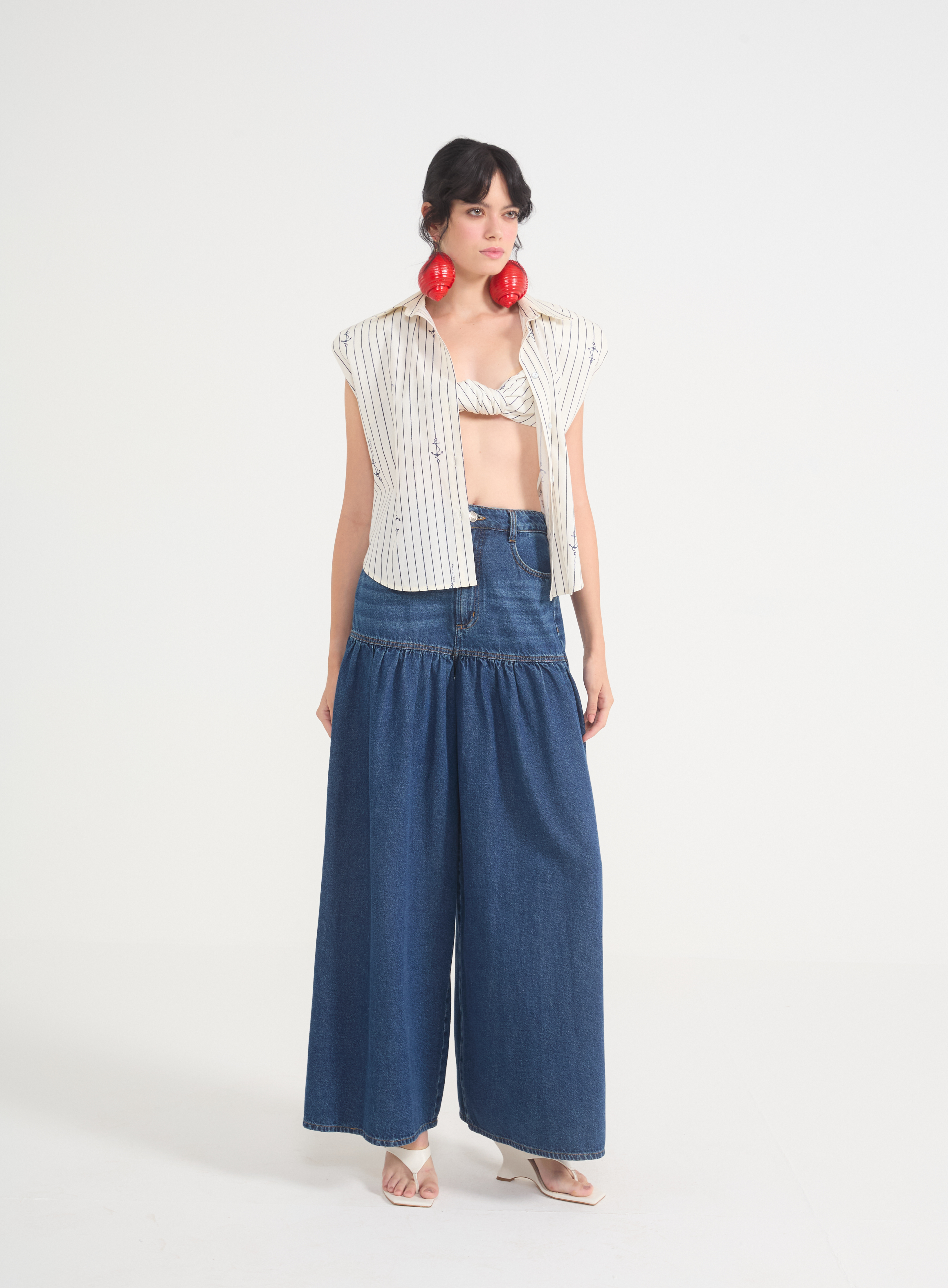 CALÇA JEANS SILVIA 34 INDIGO