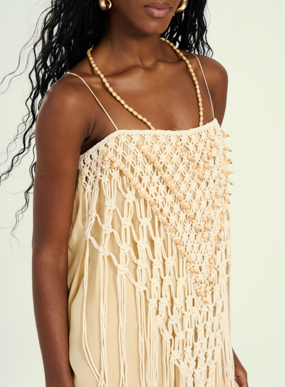 VESTIDO OPEN G BEGE SESAME