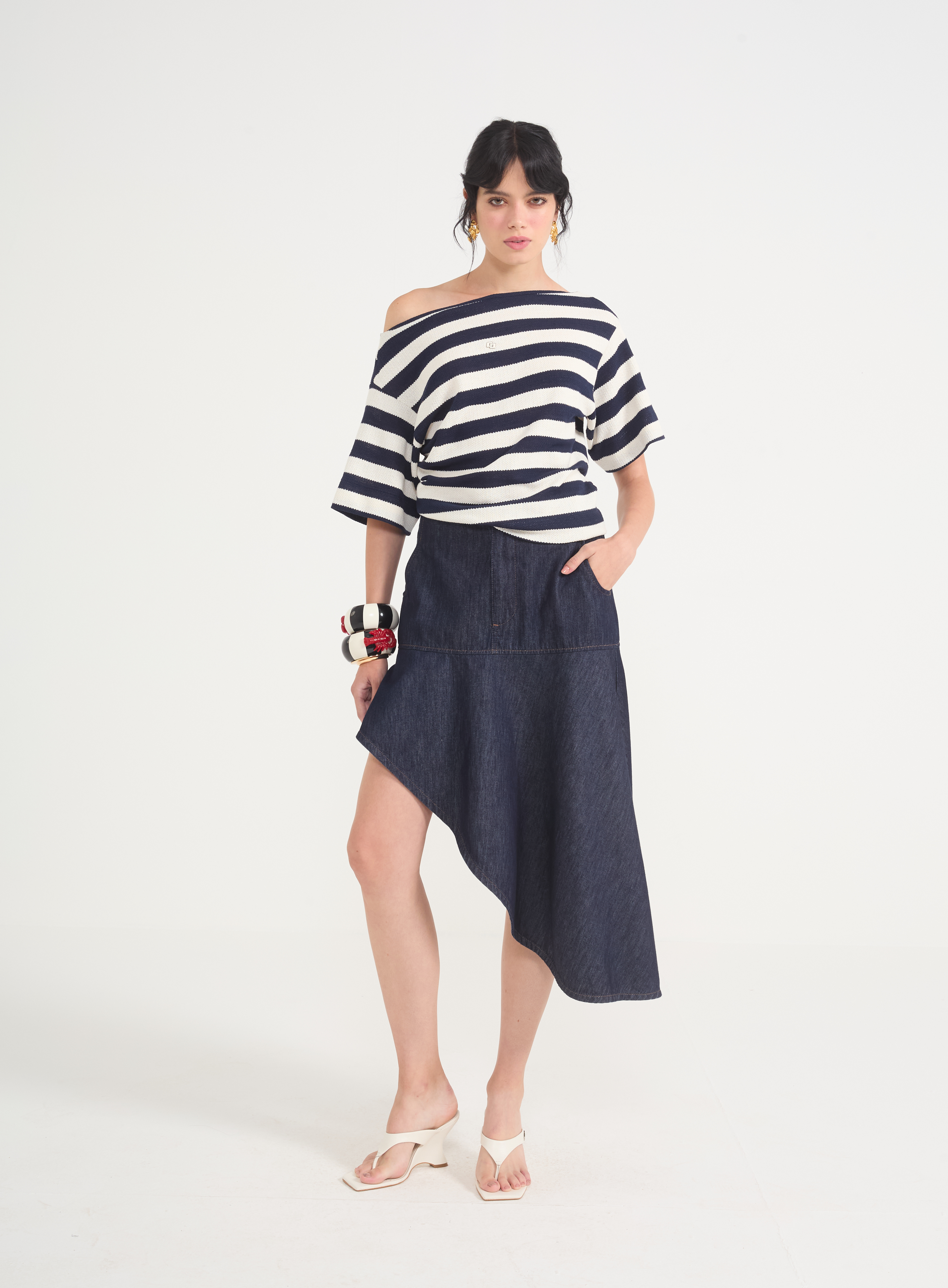 SAIA JEANS FASHION 40 INDIGO