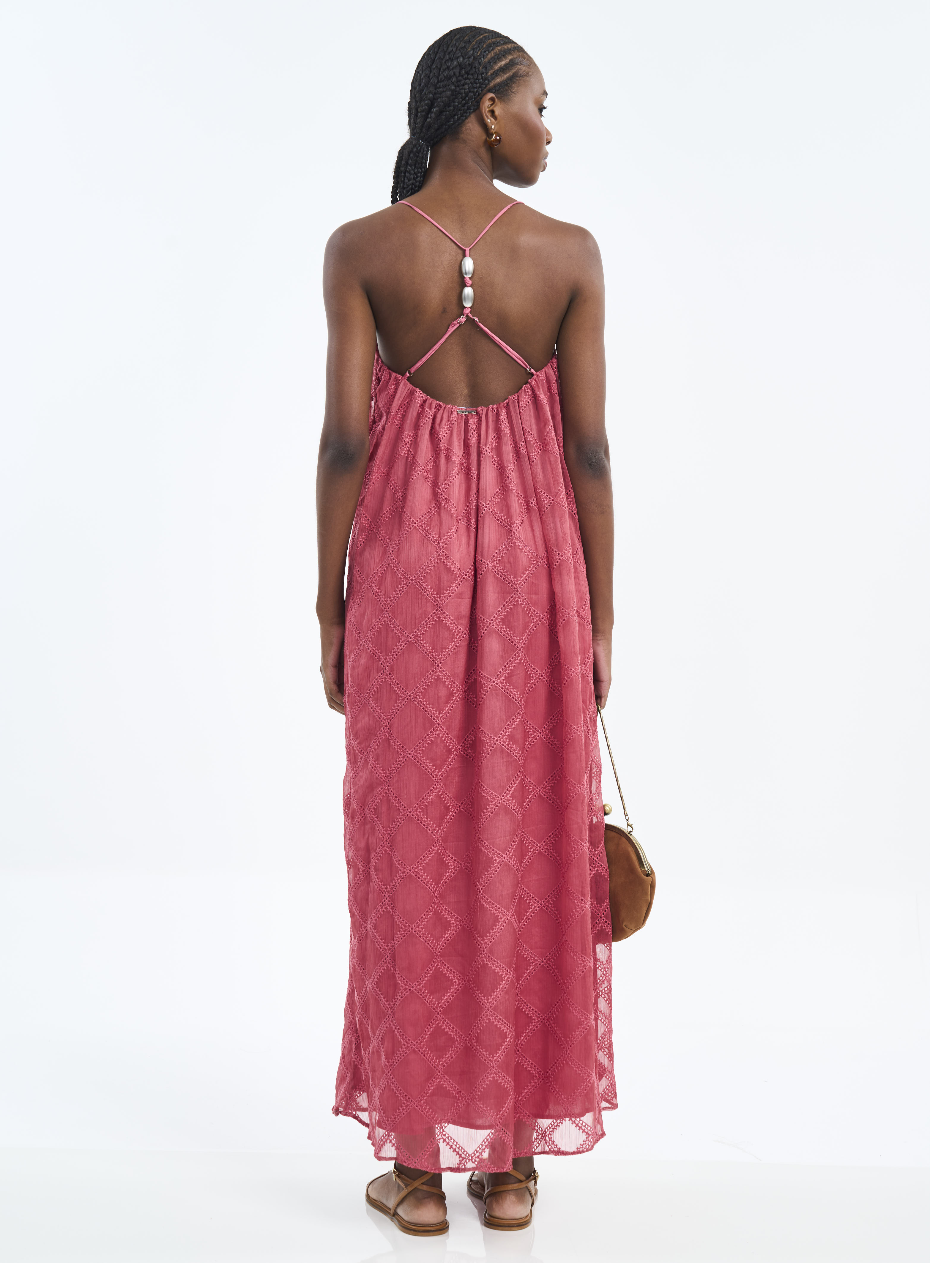 VESTIDO BORDADO P ROSA DANDY