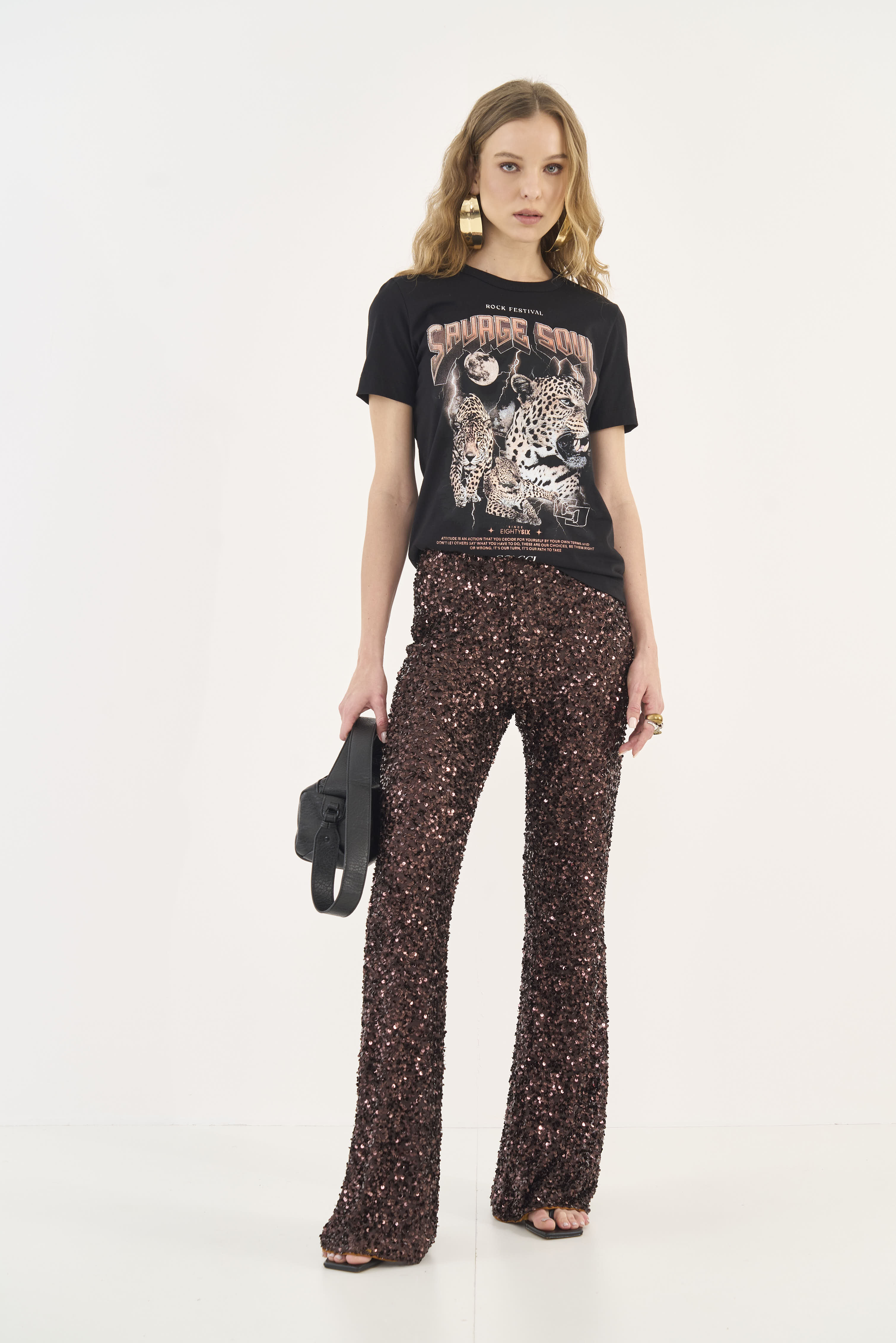 CAMISETA ESTAMPADA M PRETO