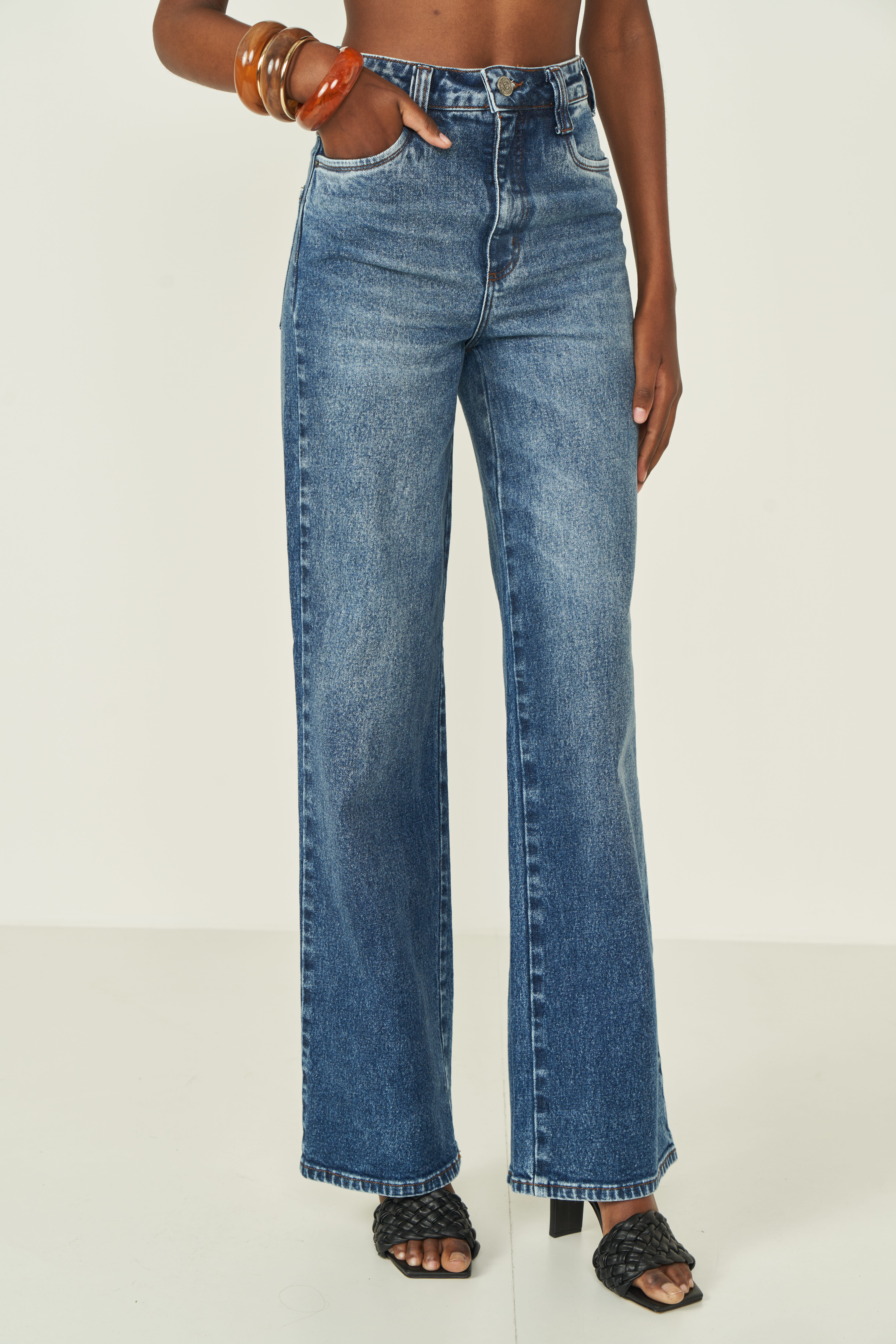 CALÇA JEANS JULIETTE STRETCH 42 INDIGO