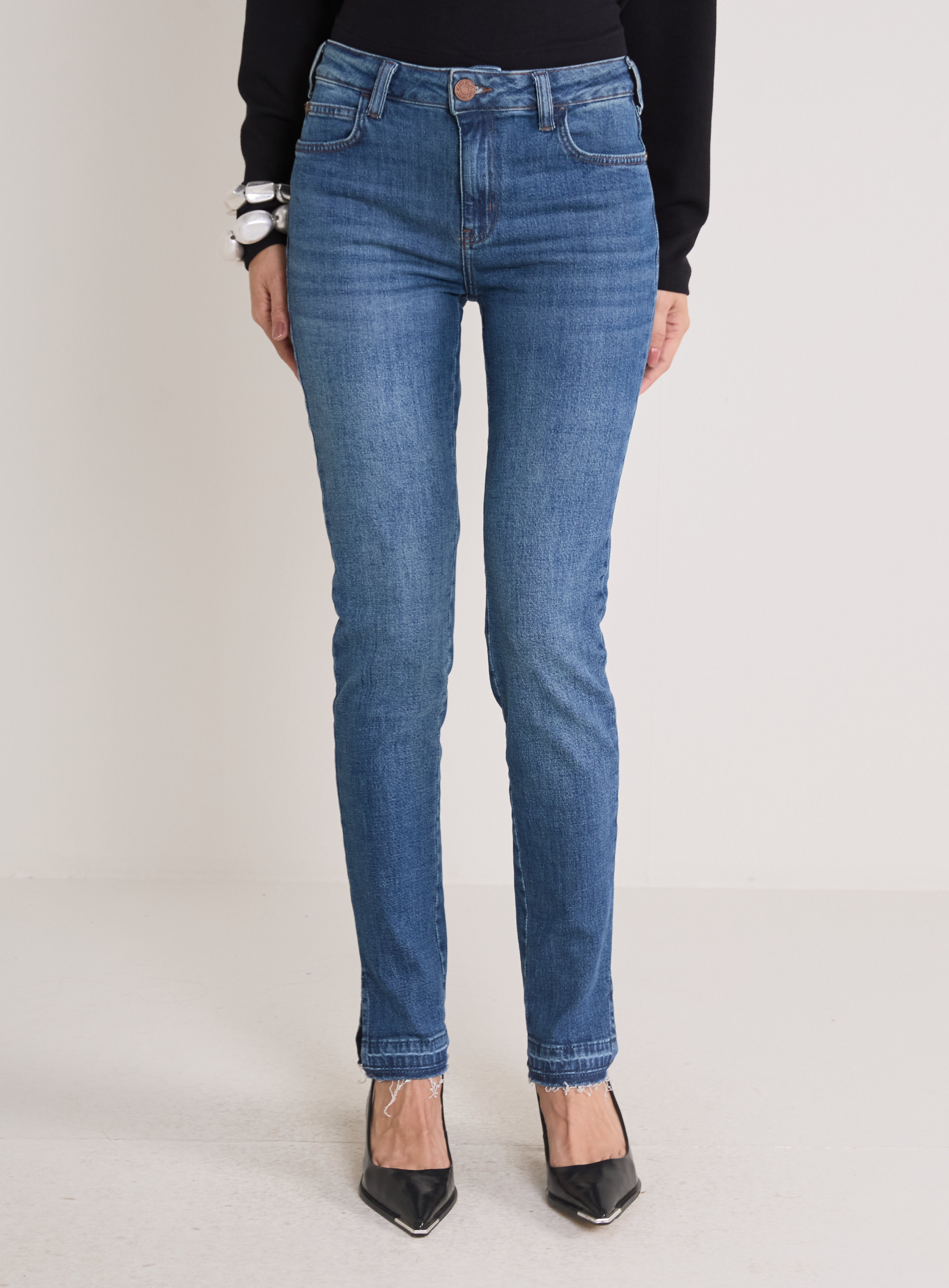 CALÇA JEANS MARISA SKINNY 38 INDIGO