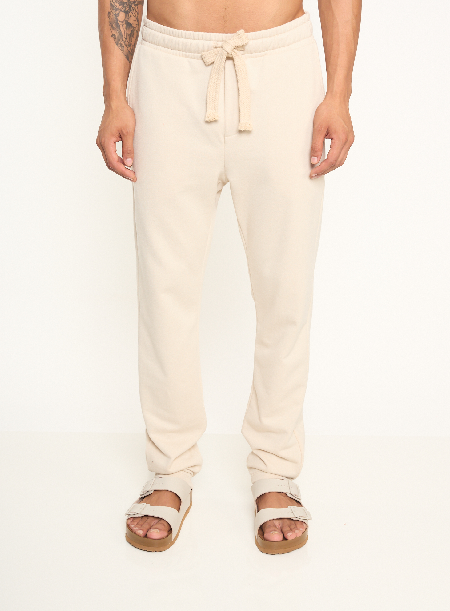 CALÇA MOLETOM G BEGE TAUPE