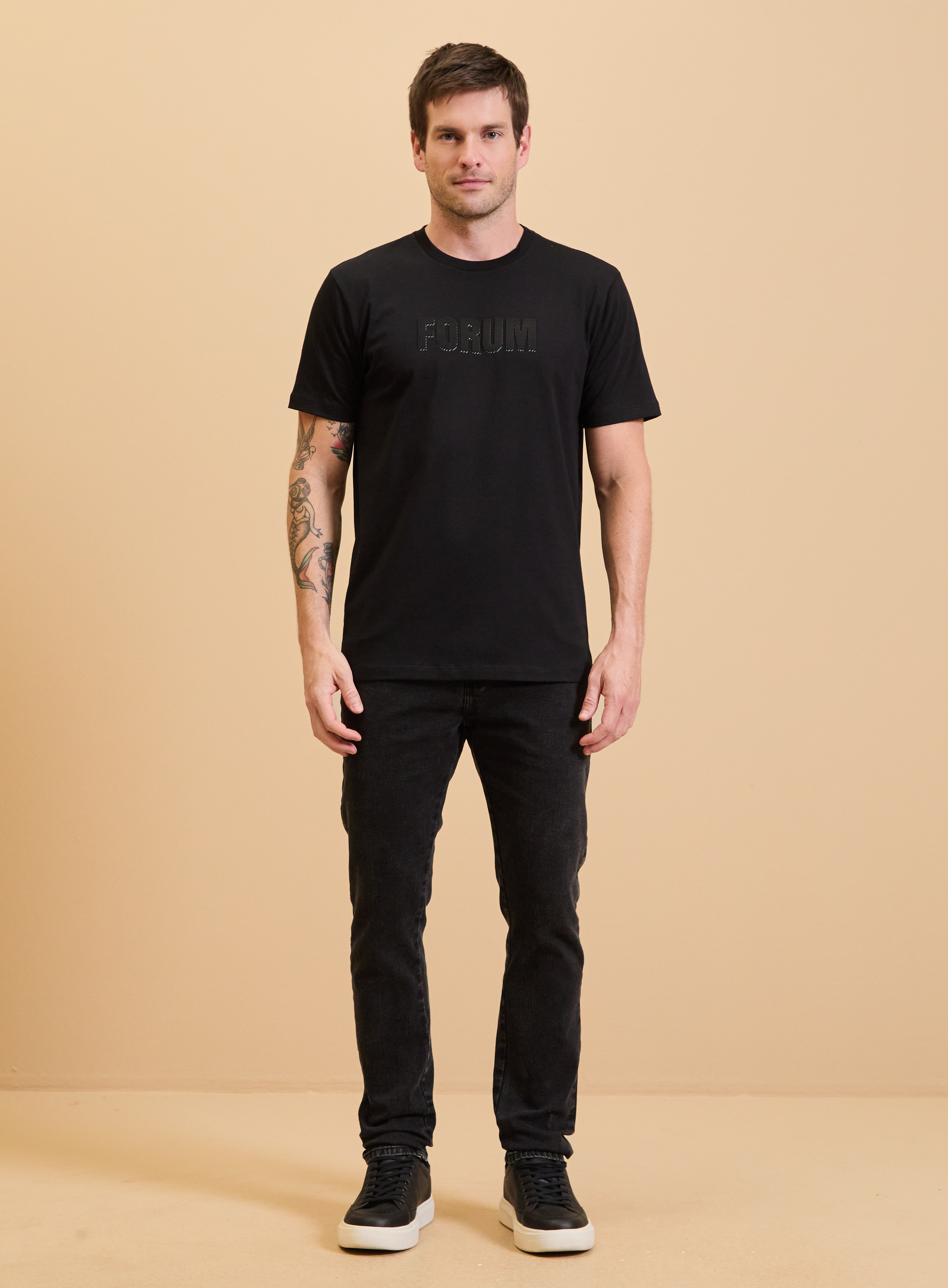 CALÇA JEANS IGOR SKINNY 42 IND.PRETO