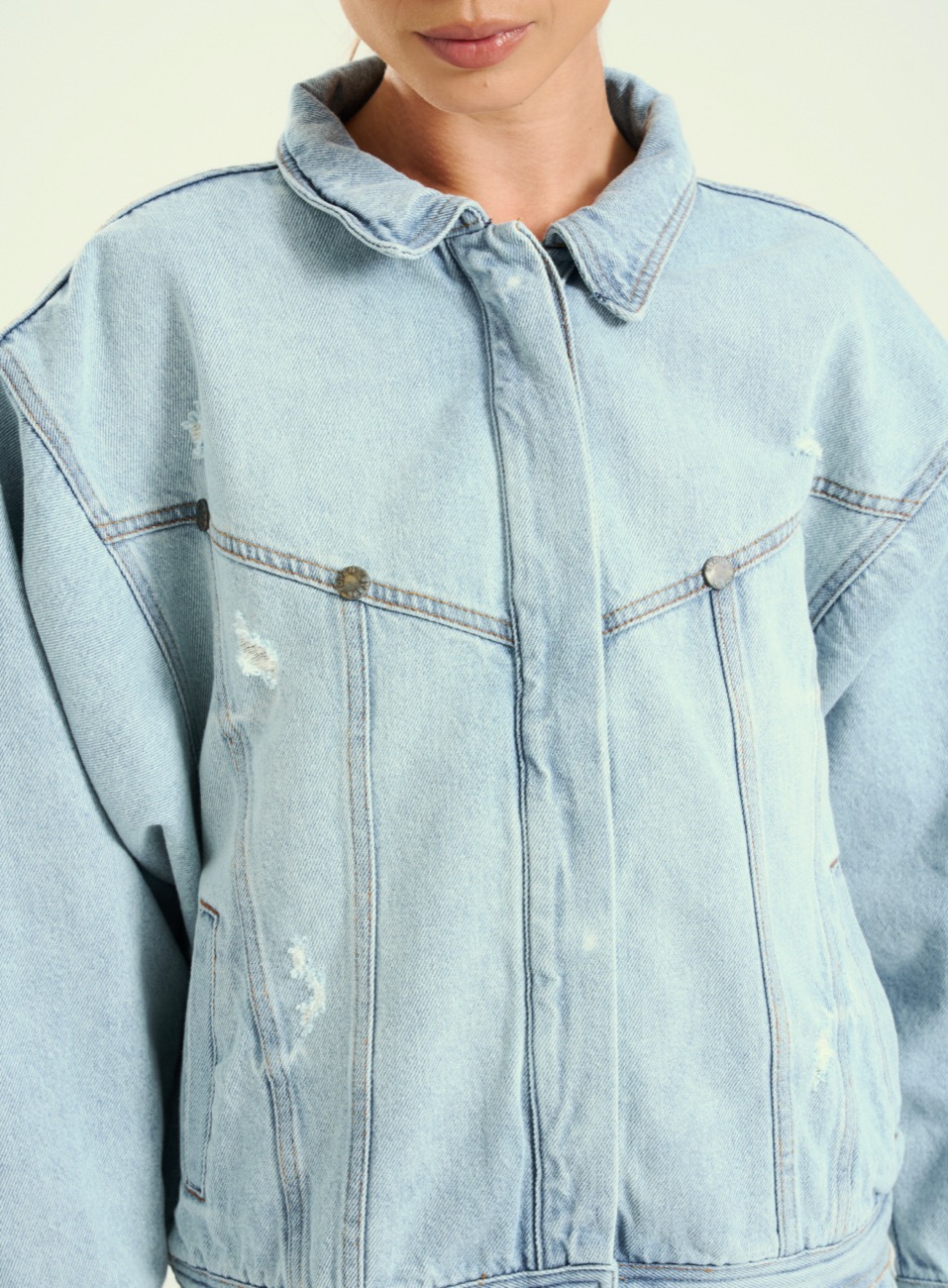 JAQUETA JEANS GG INDIGO