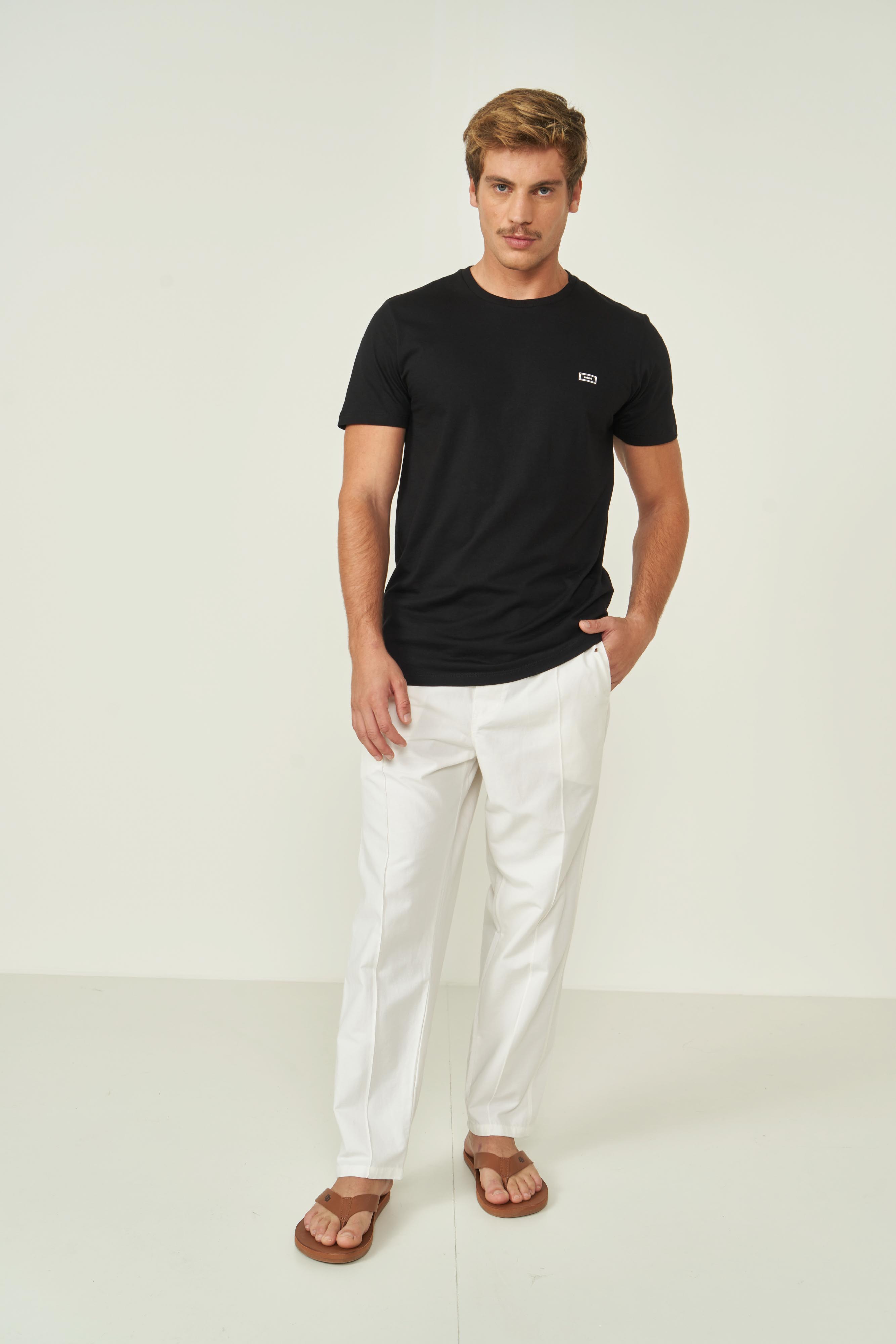 CAMISETA COLCCI GG AZUL MARINHO PRUSSIANO