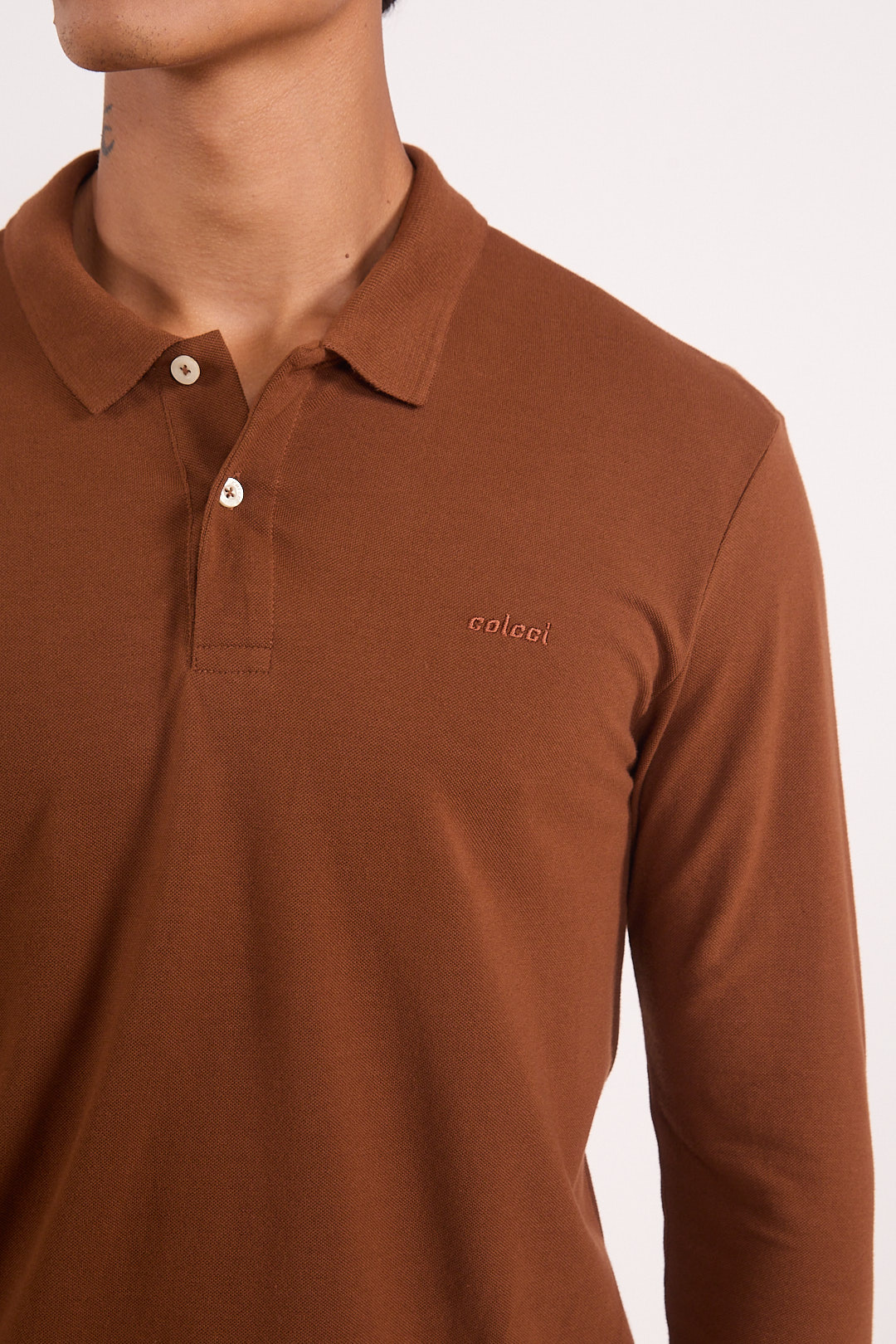 POLO COLCCI GG MARROM TIRAMISU