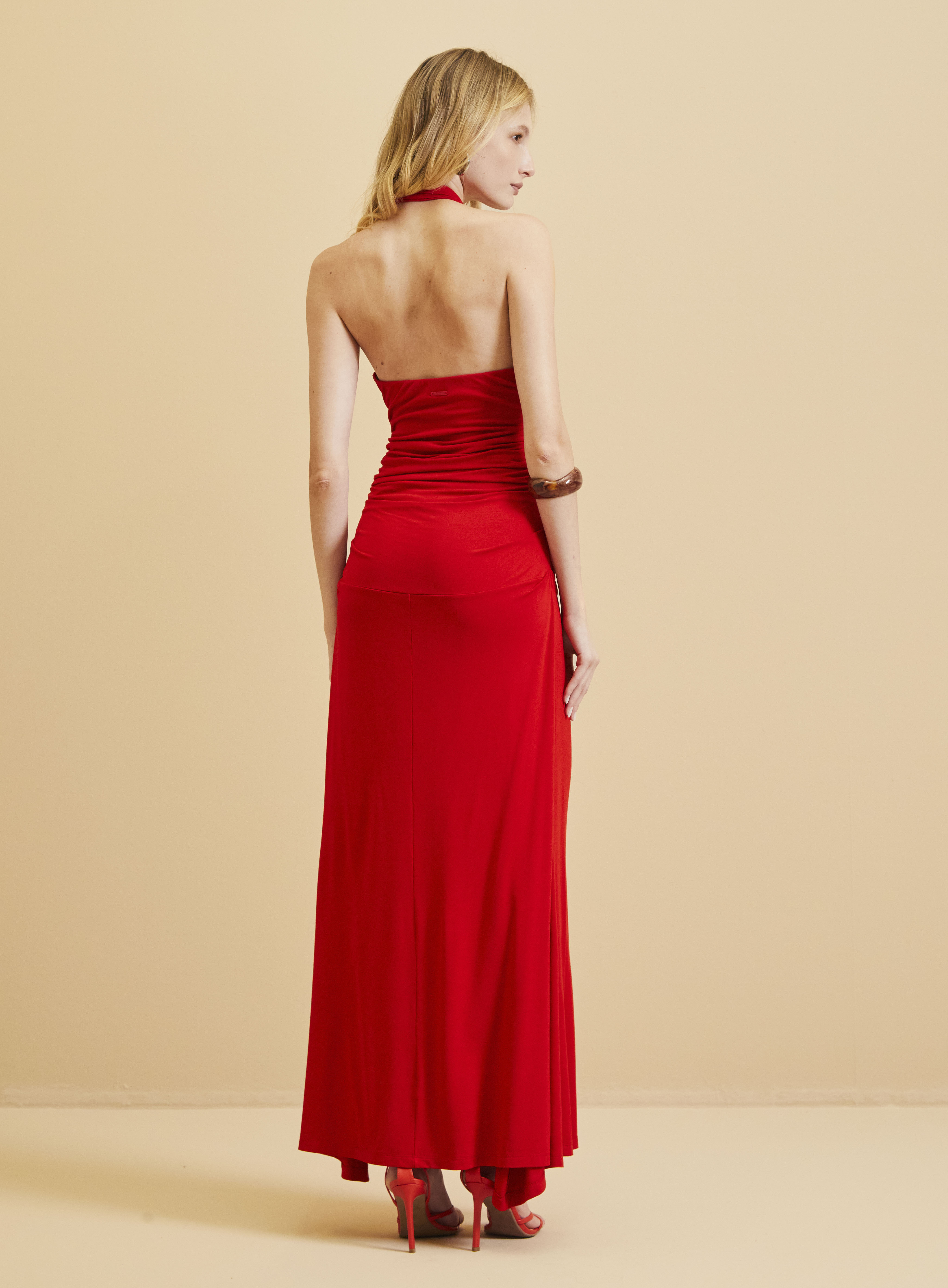 VESTIDO FORUM P VERMELHO SPARKLY