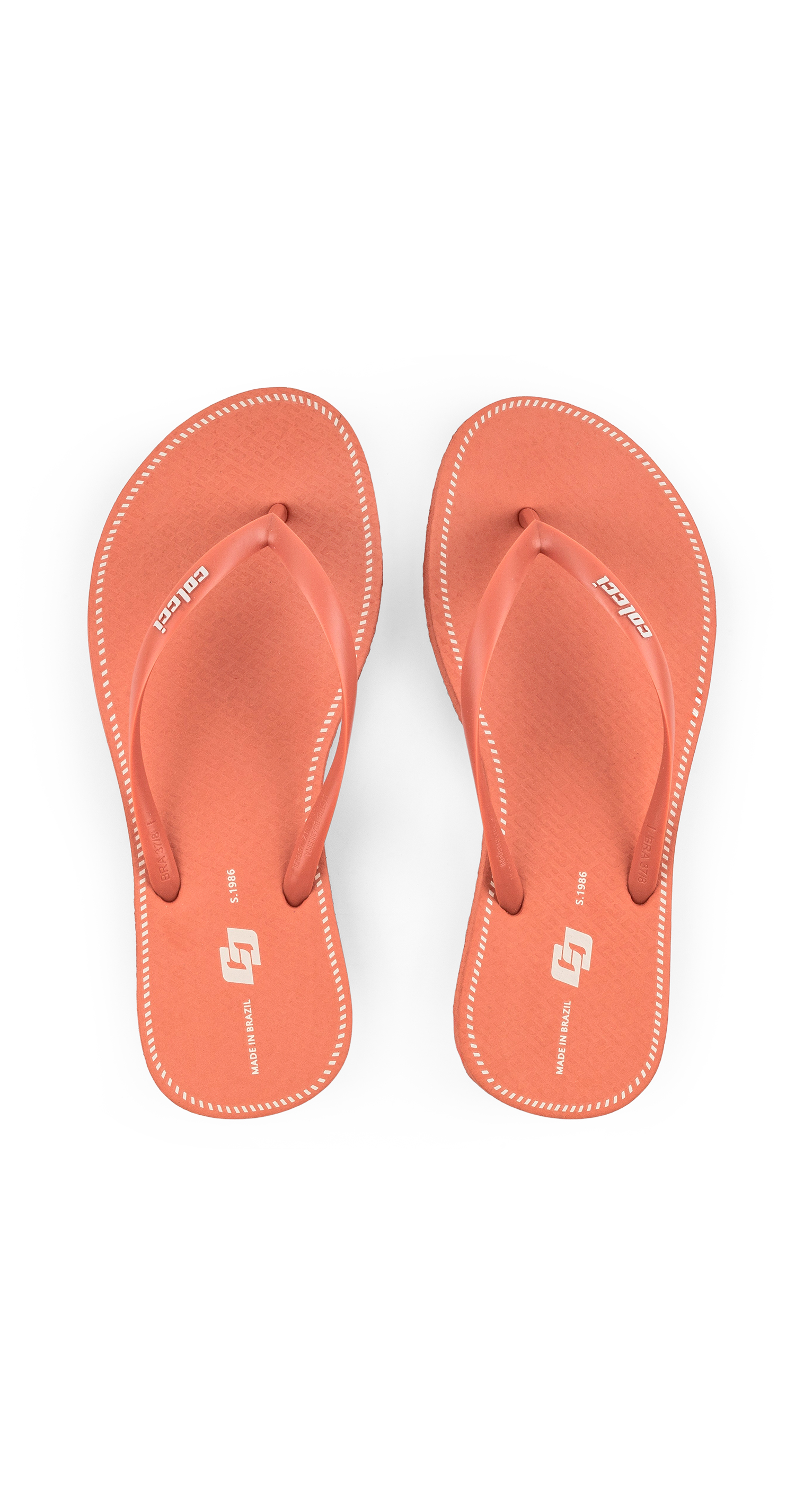 CHINELO FEMININO NATURAL COLCCI 35-36 AZUL OLYMPIC