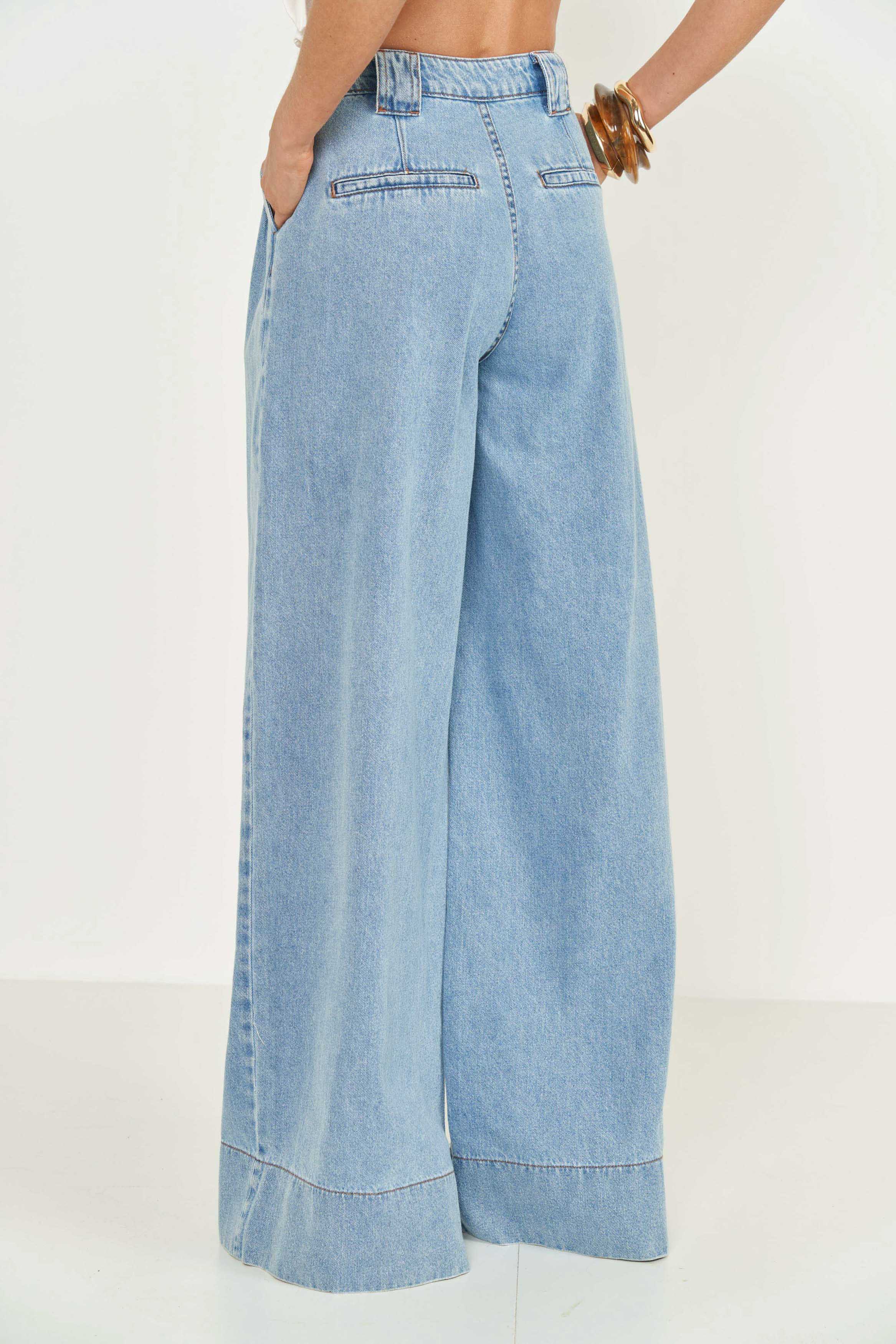 CALÇA JEANS SILVIA 42 INDIGO