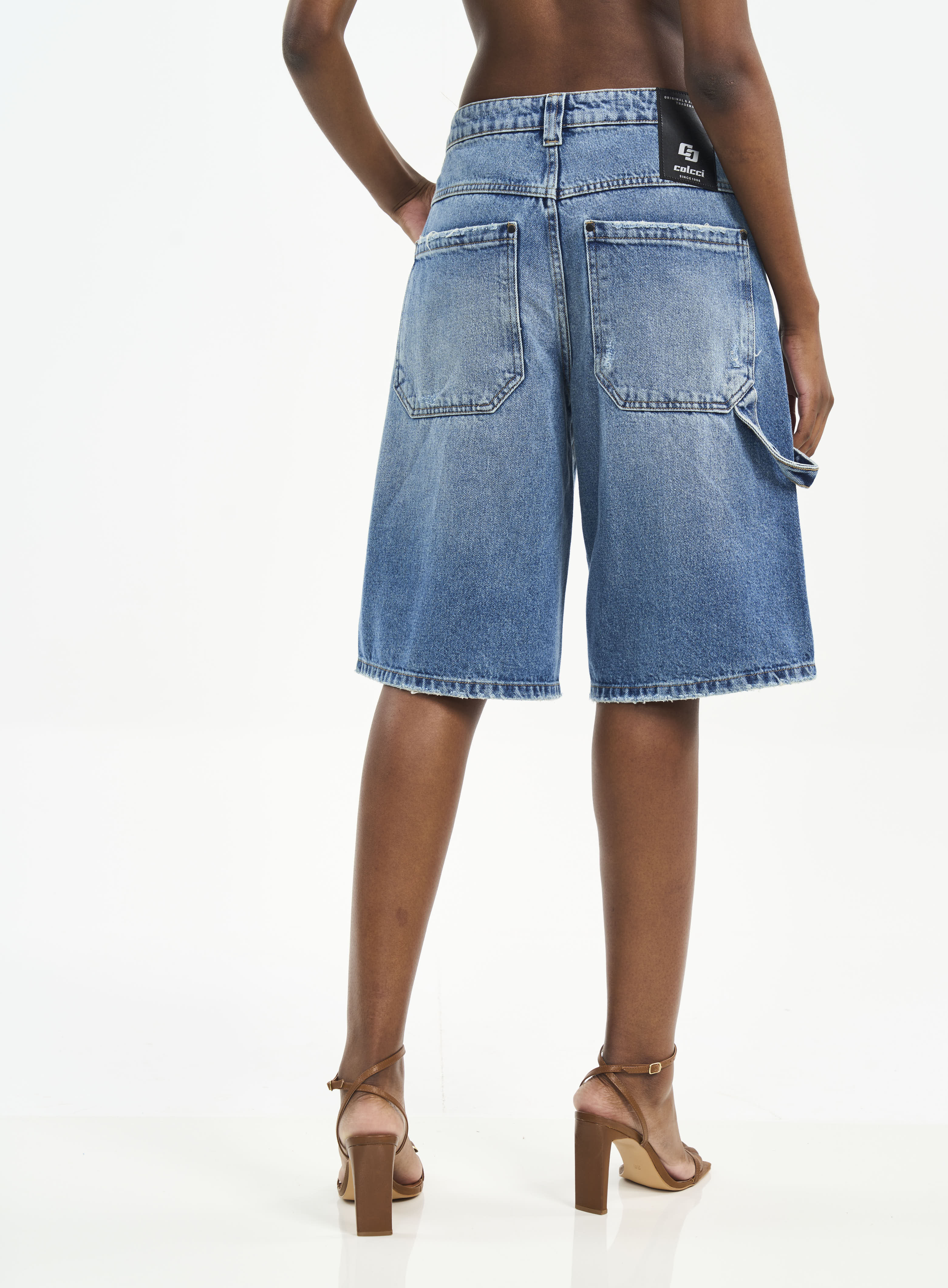 BERMUDA JEANS JADE 38 INDIGO