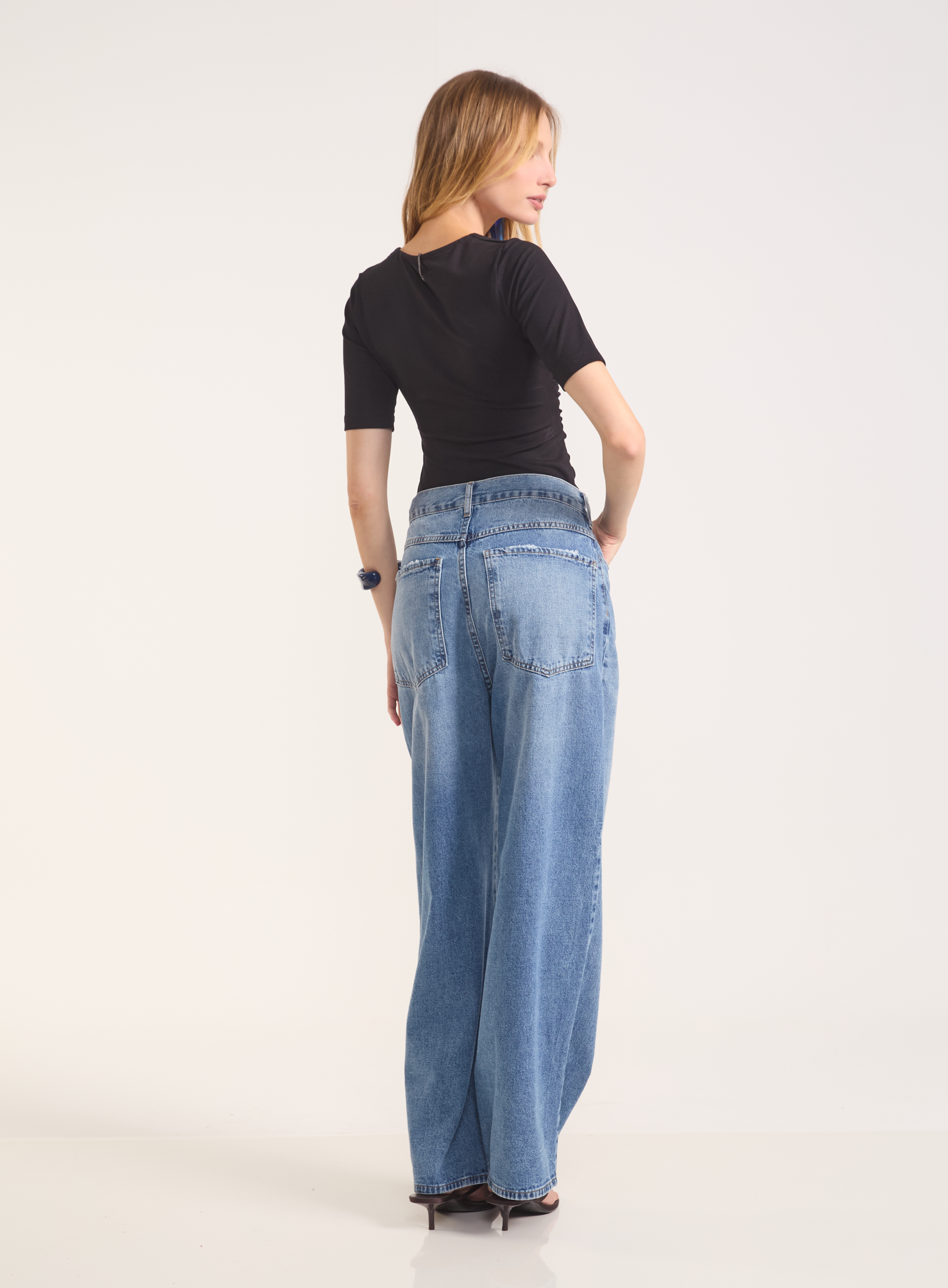BLUSA COLCCI JEANS M PRETO