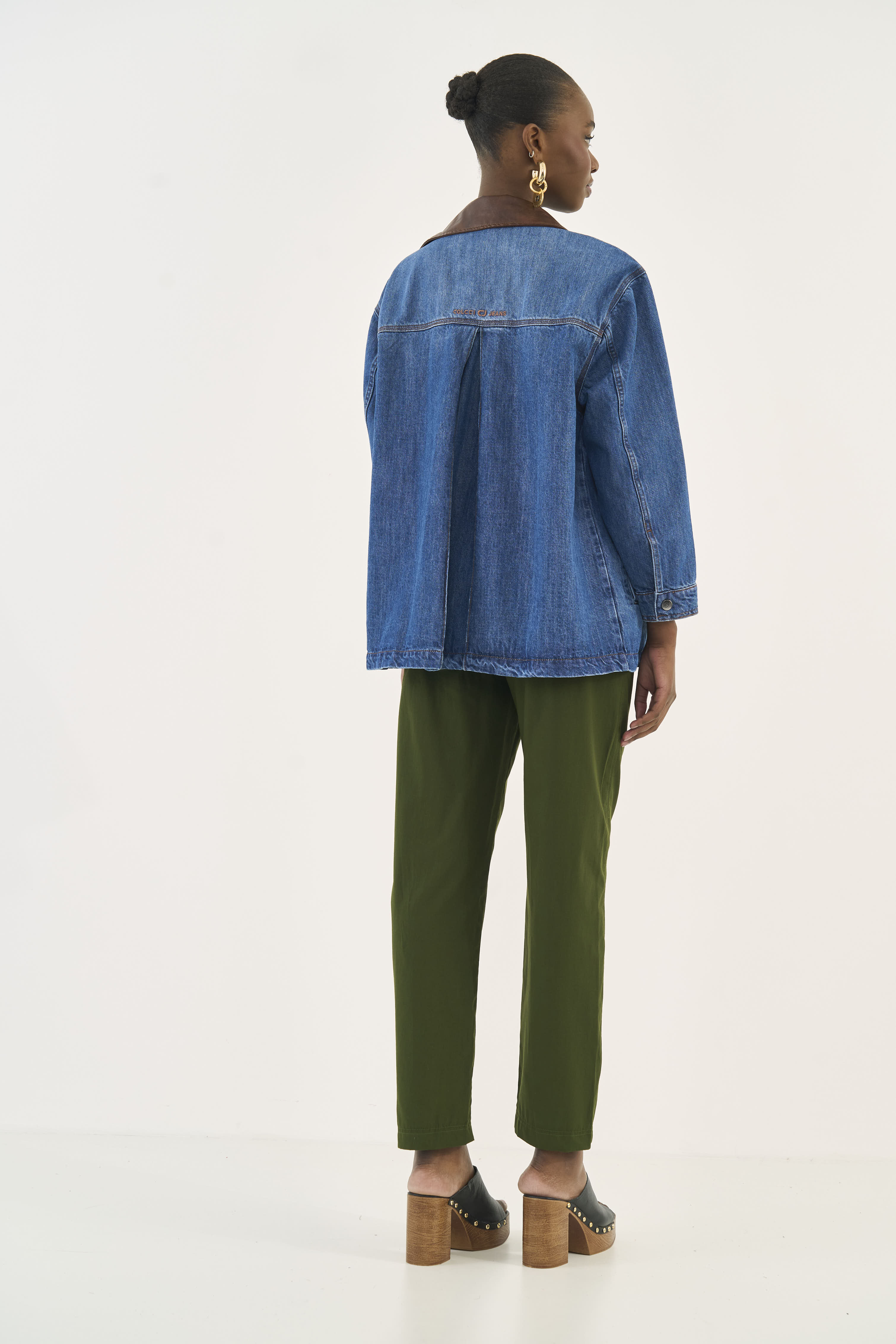 CALÇA COLCCI JEANS M VERDE ÉDEN