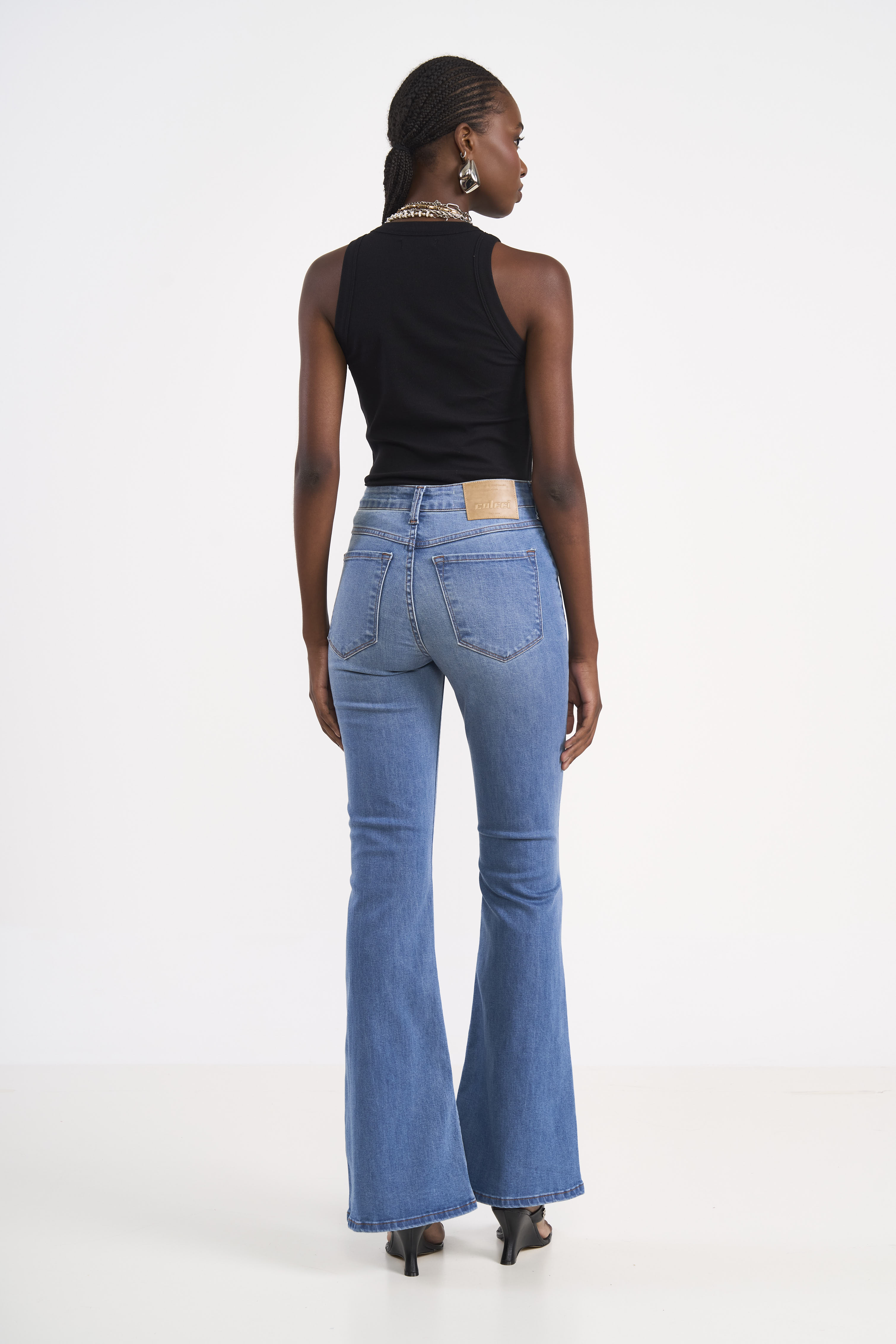 CALÇA JEANS BIA FLARE 38 INDIGO