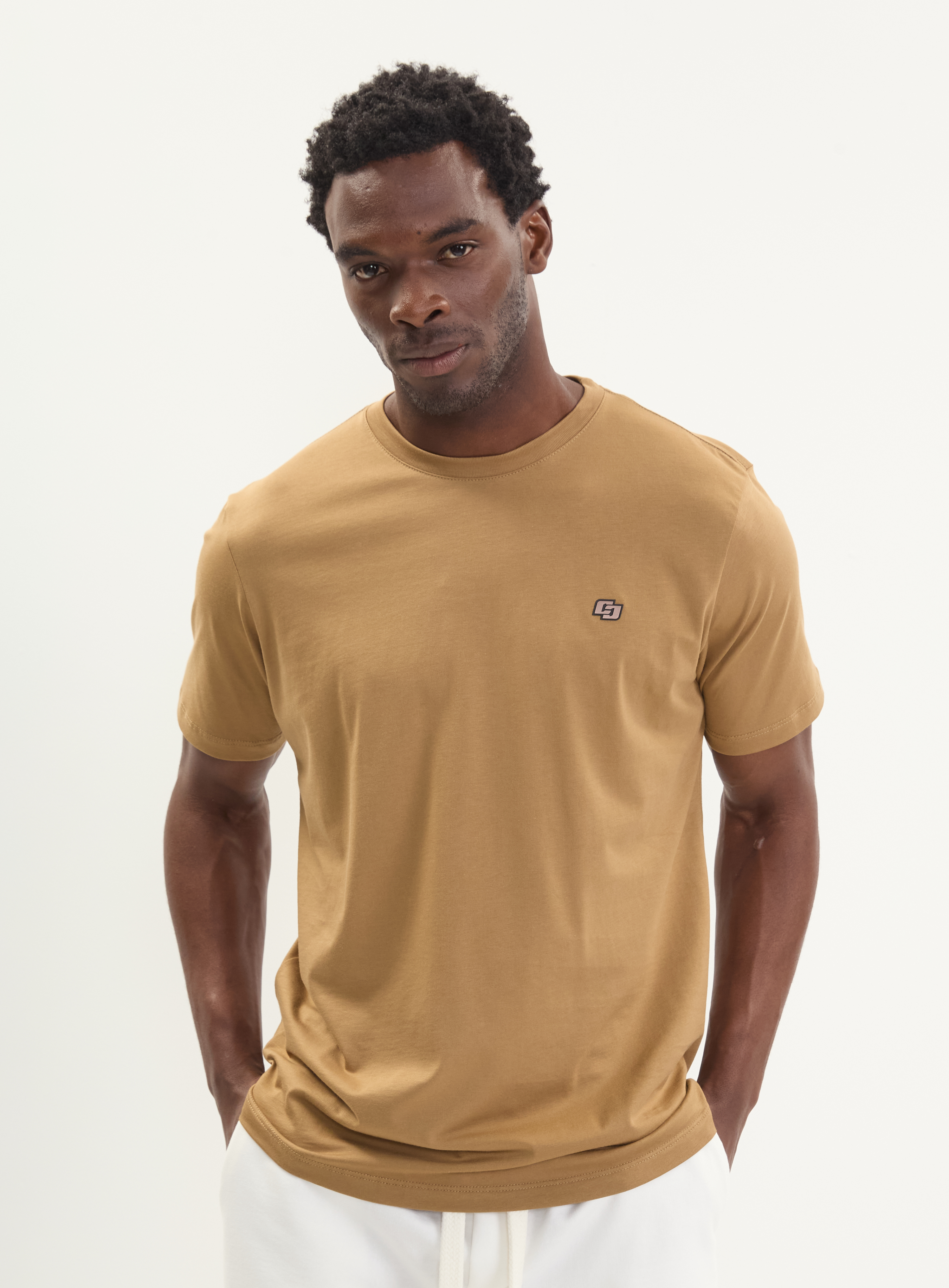 CAMISETA COLCCI GG MARROM PREBIA