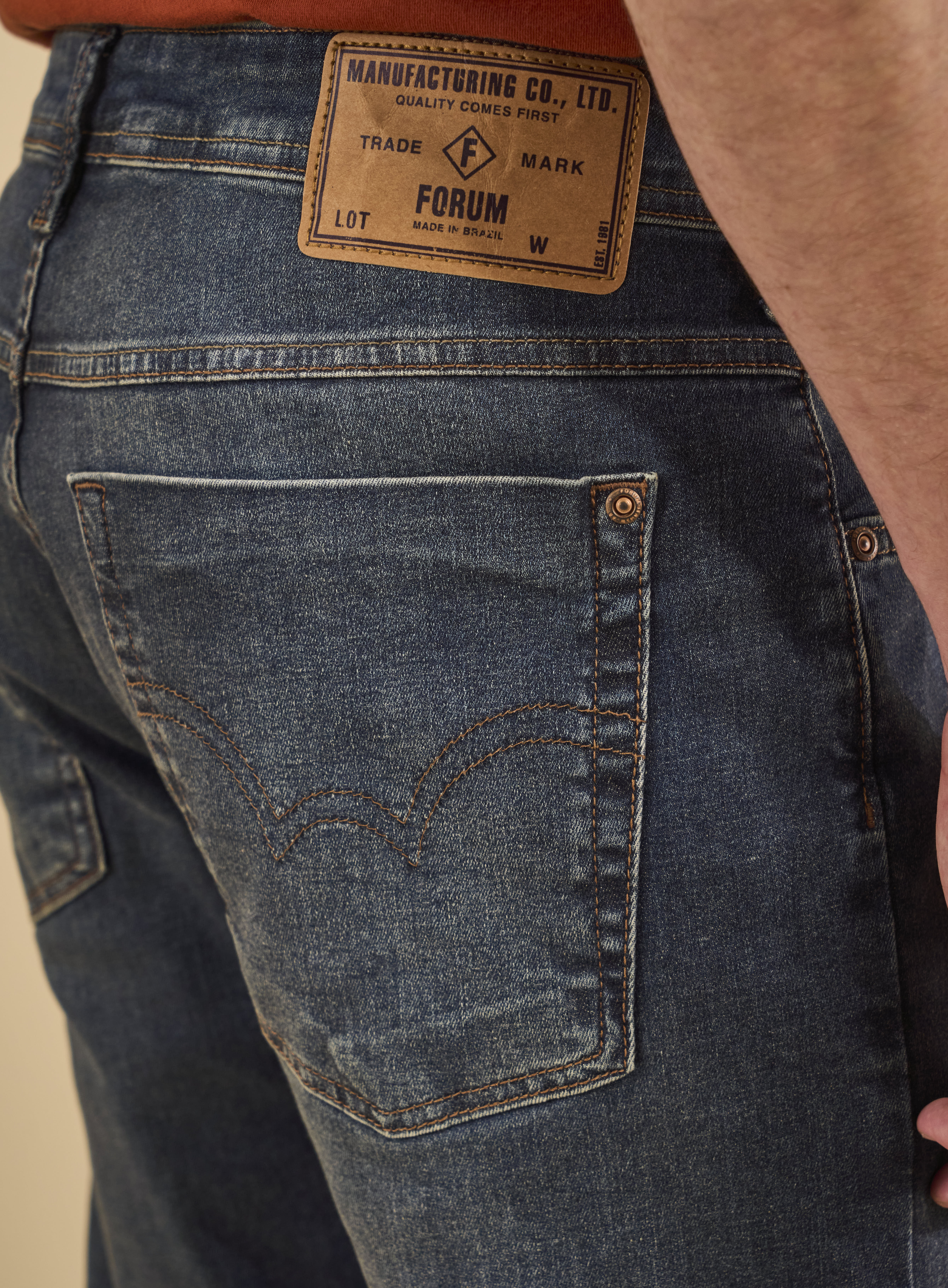 CALÇA JEANS PAUL SLIM 42 INDIGO