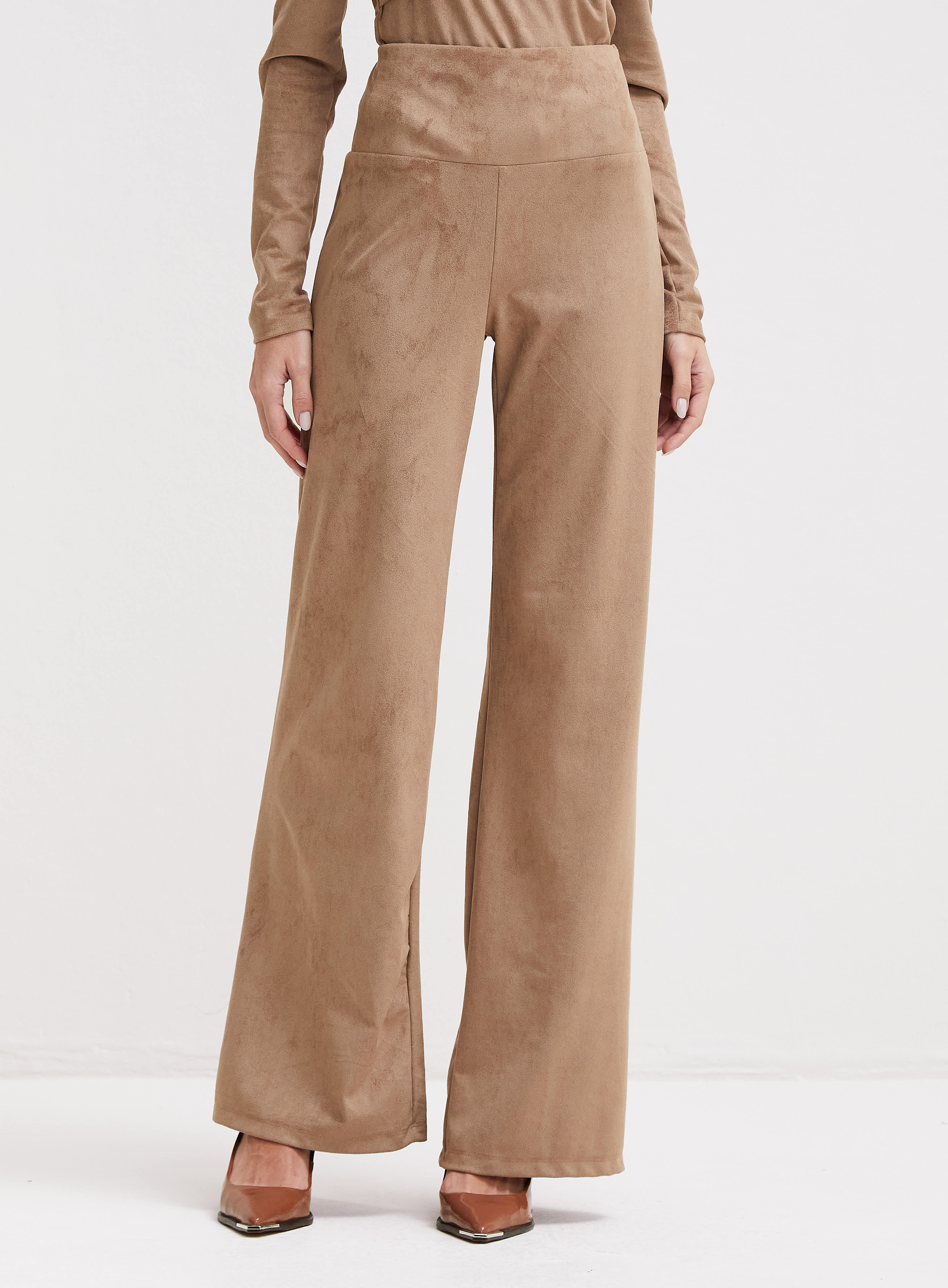 CALÇA SUEDE G MARROM NOZ MOSC