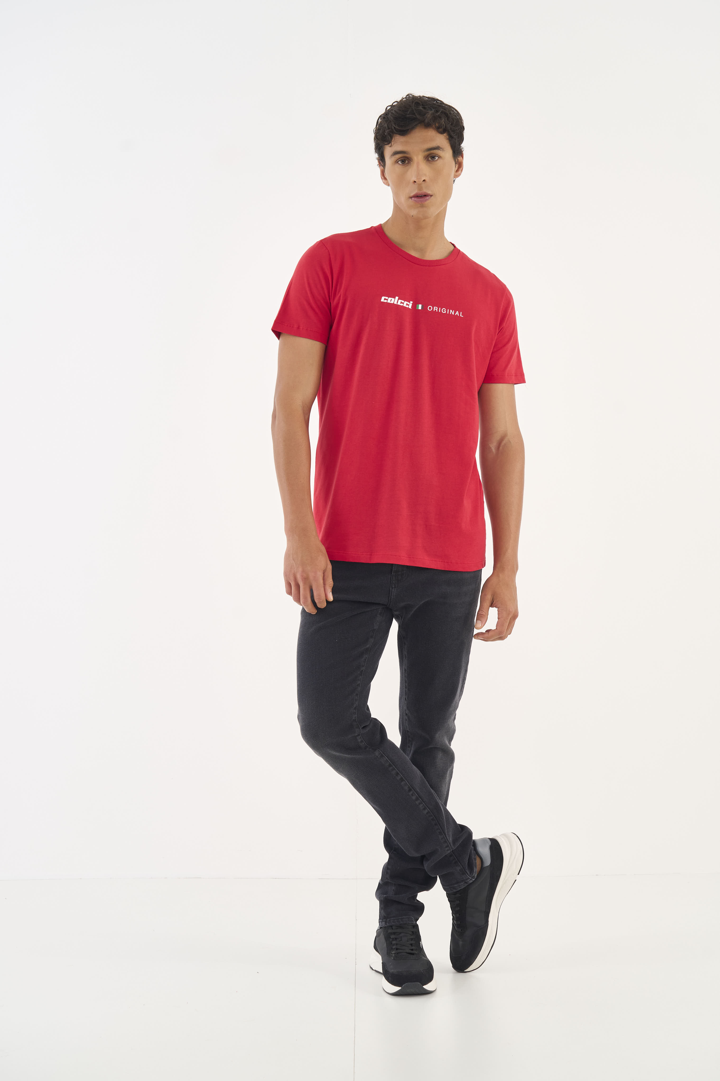 CAMISETA COLCCI GG VERMELHO TEMPER