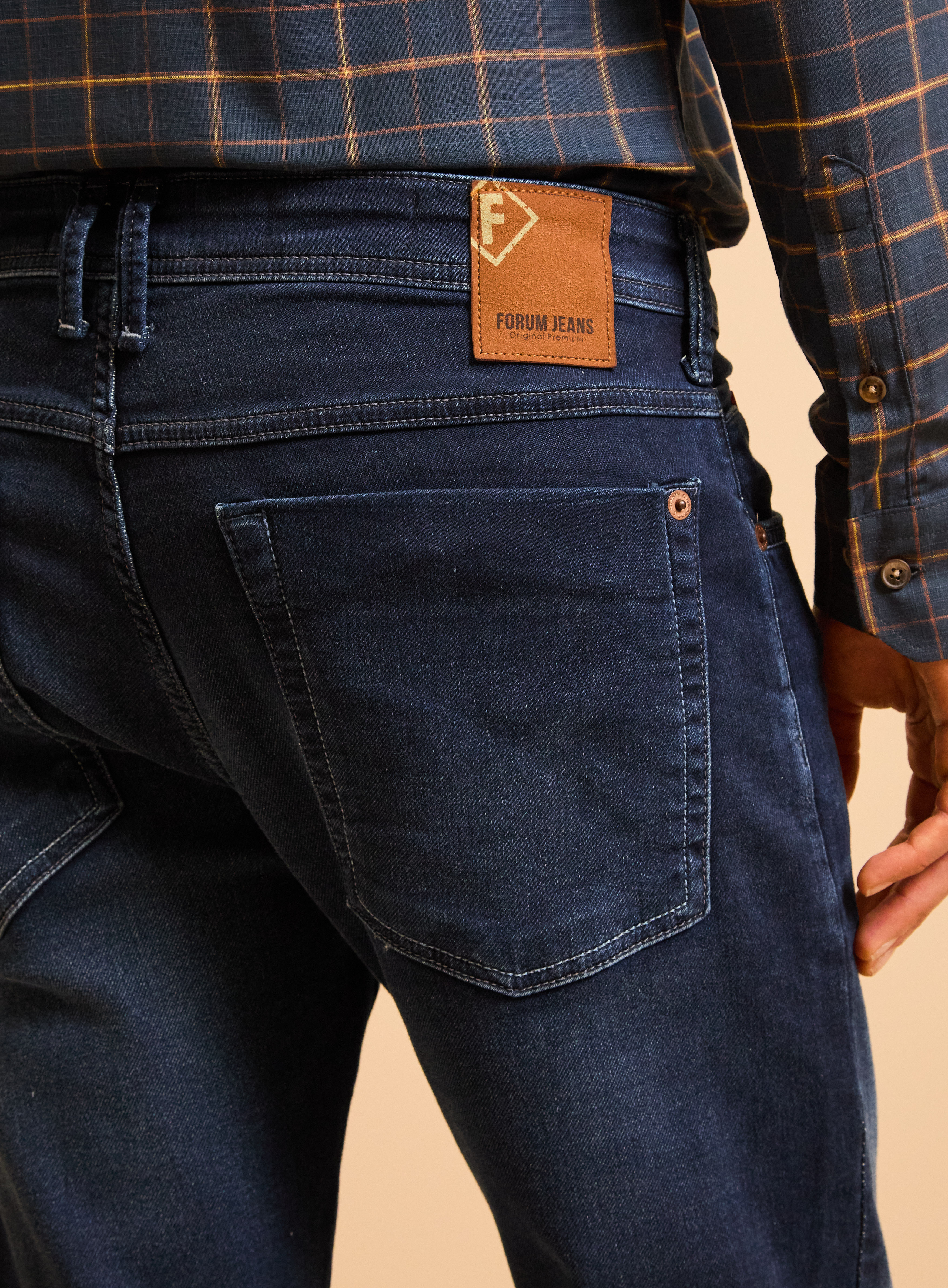 CALÇA JEANS PAUL SLIM 42 INDIGO