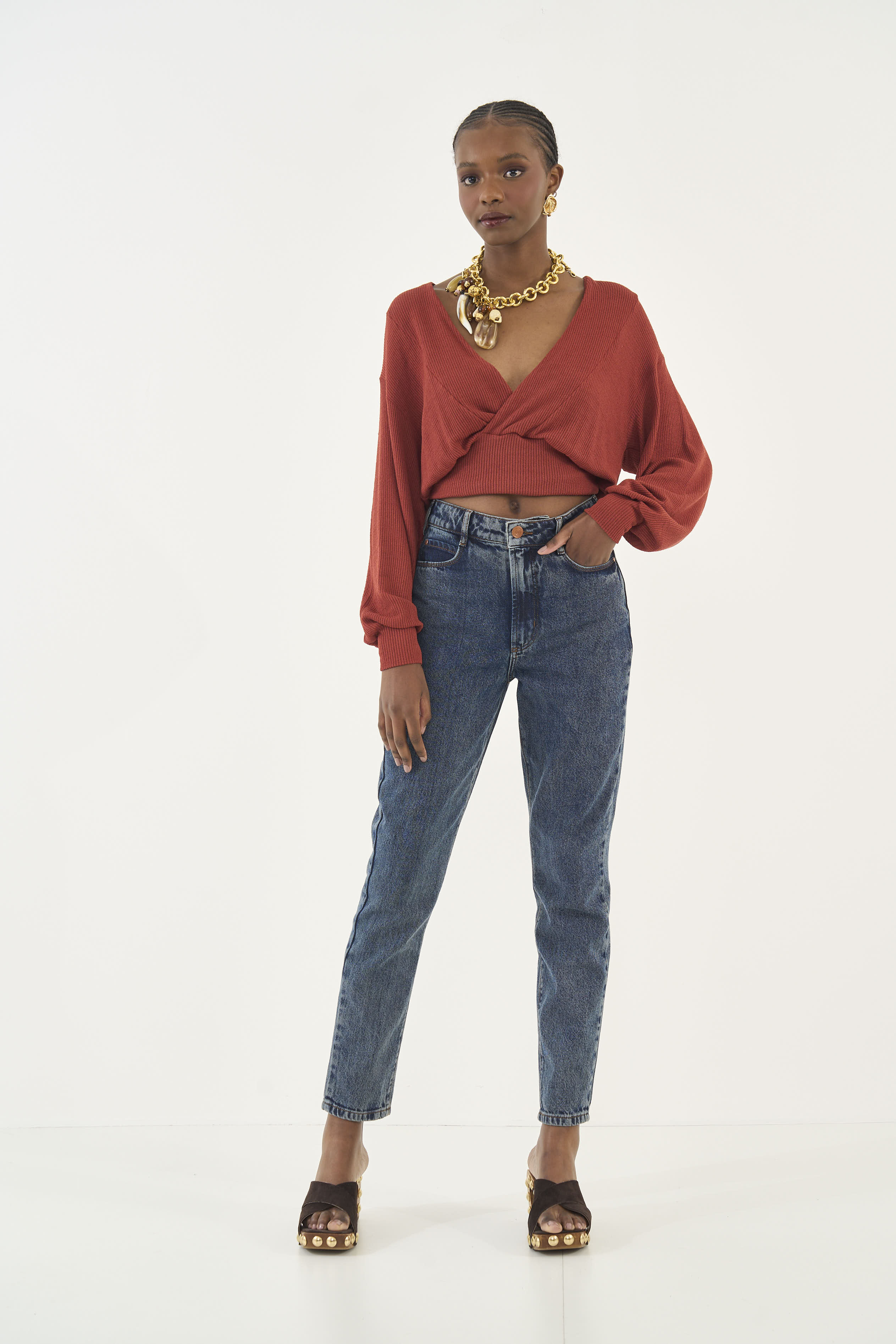 CALÇA JEANS BRUNA 36 INDIGO
