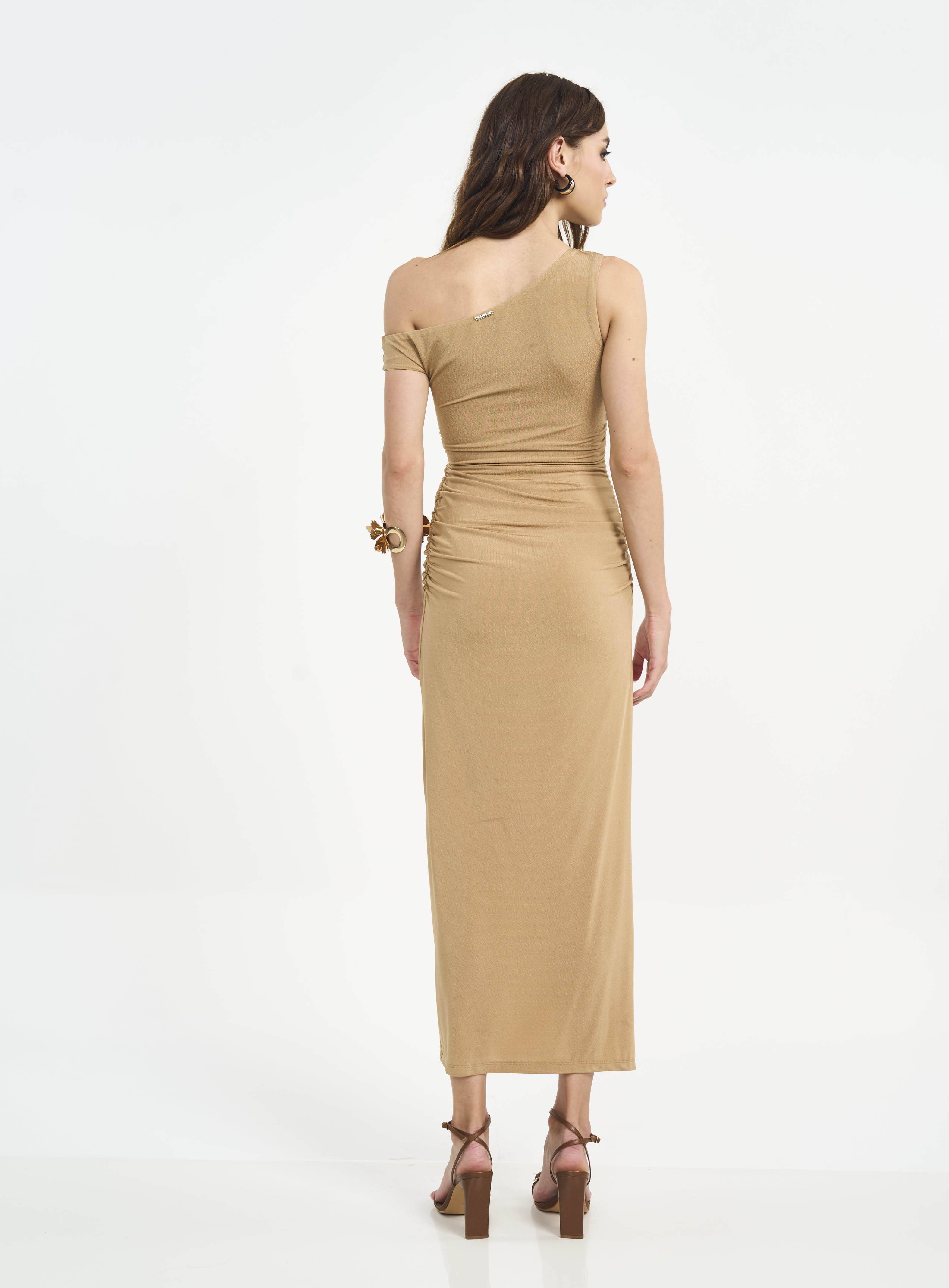 VESTIDO COLCCI M BEGE SOYBEAN
