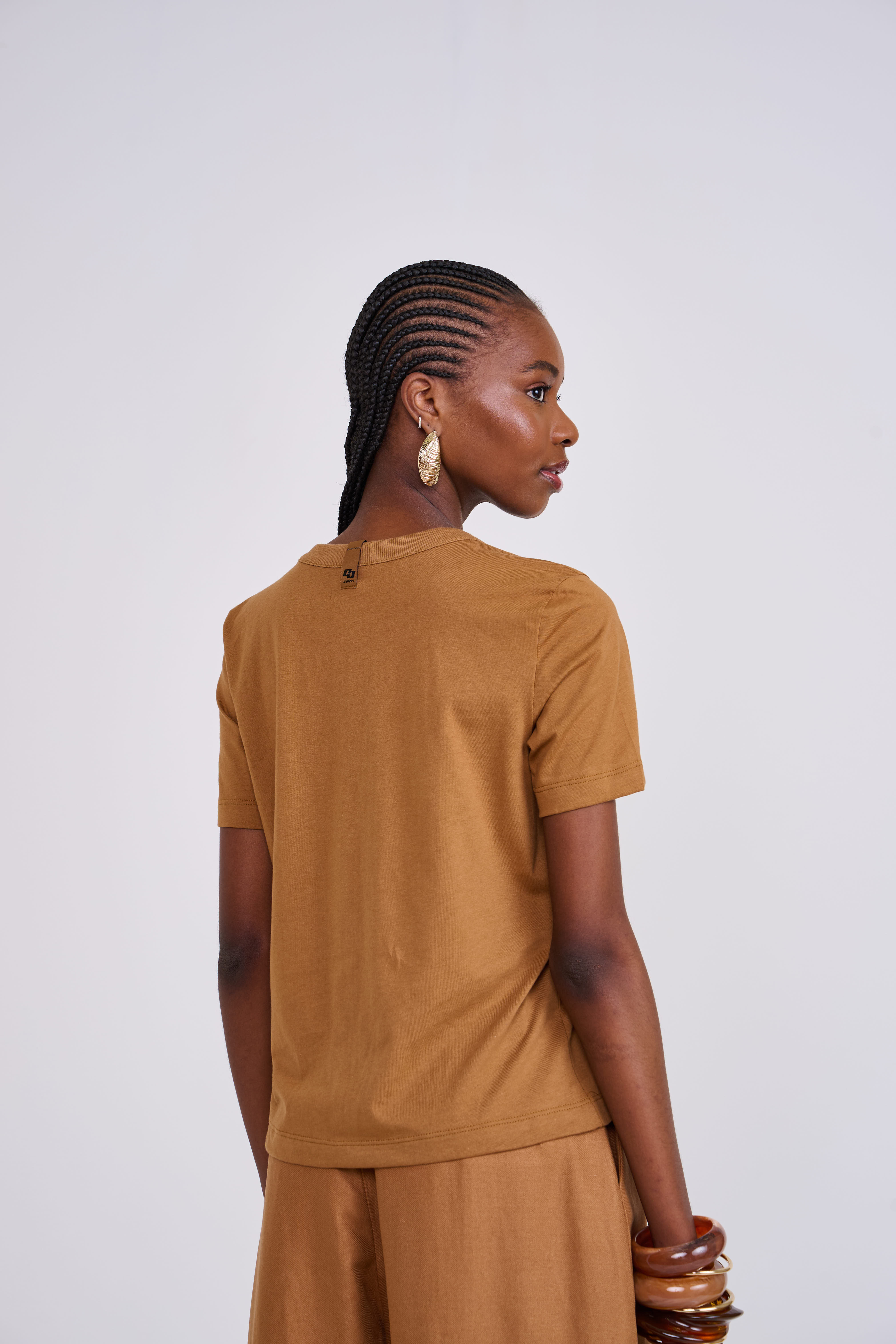 CAMISETA COLCCI M MARROM EVERMORE
