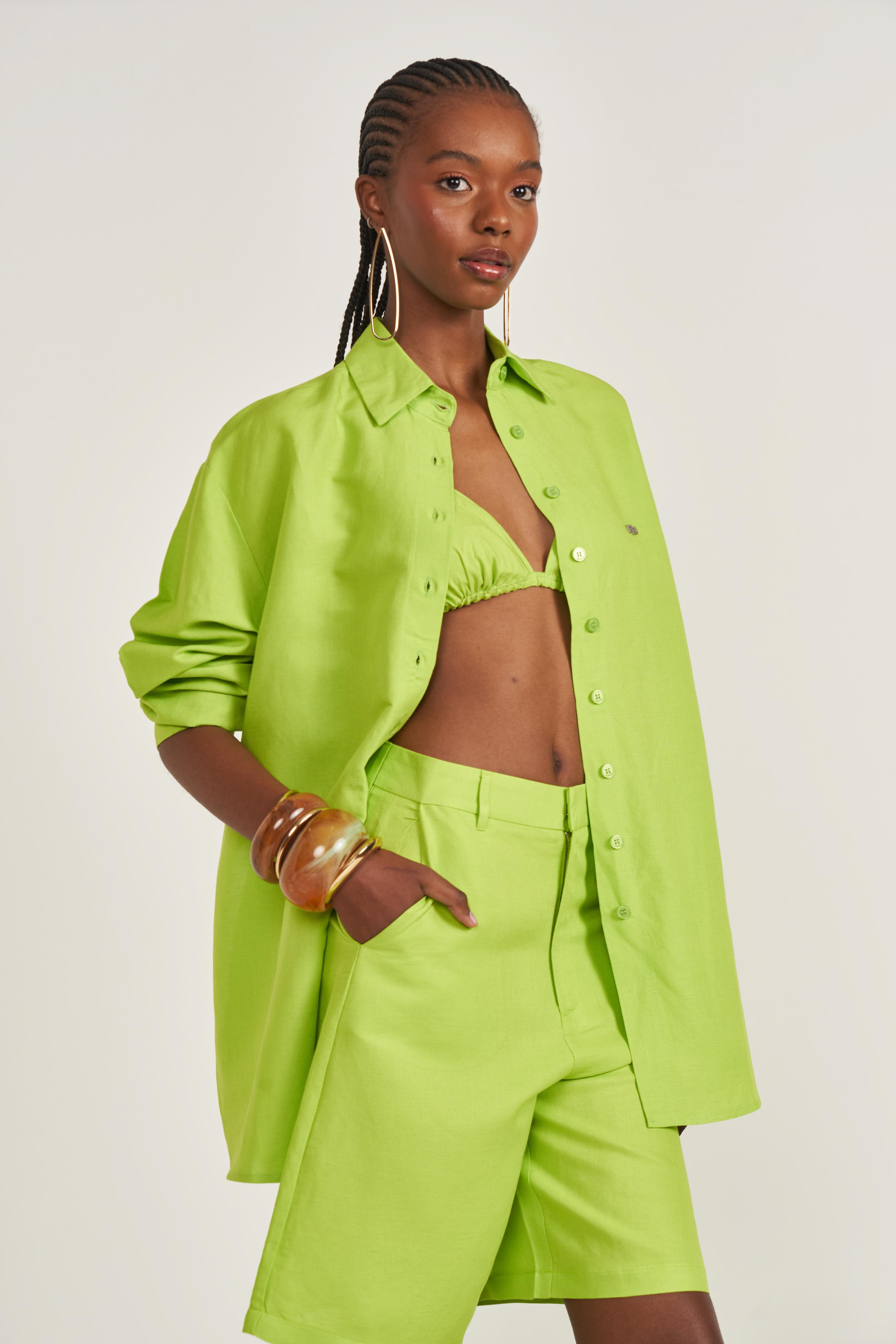 CAMISA LINHO G VERDE TIRIVA