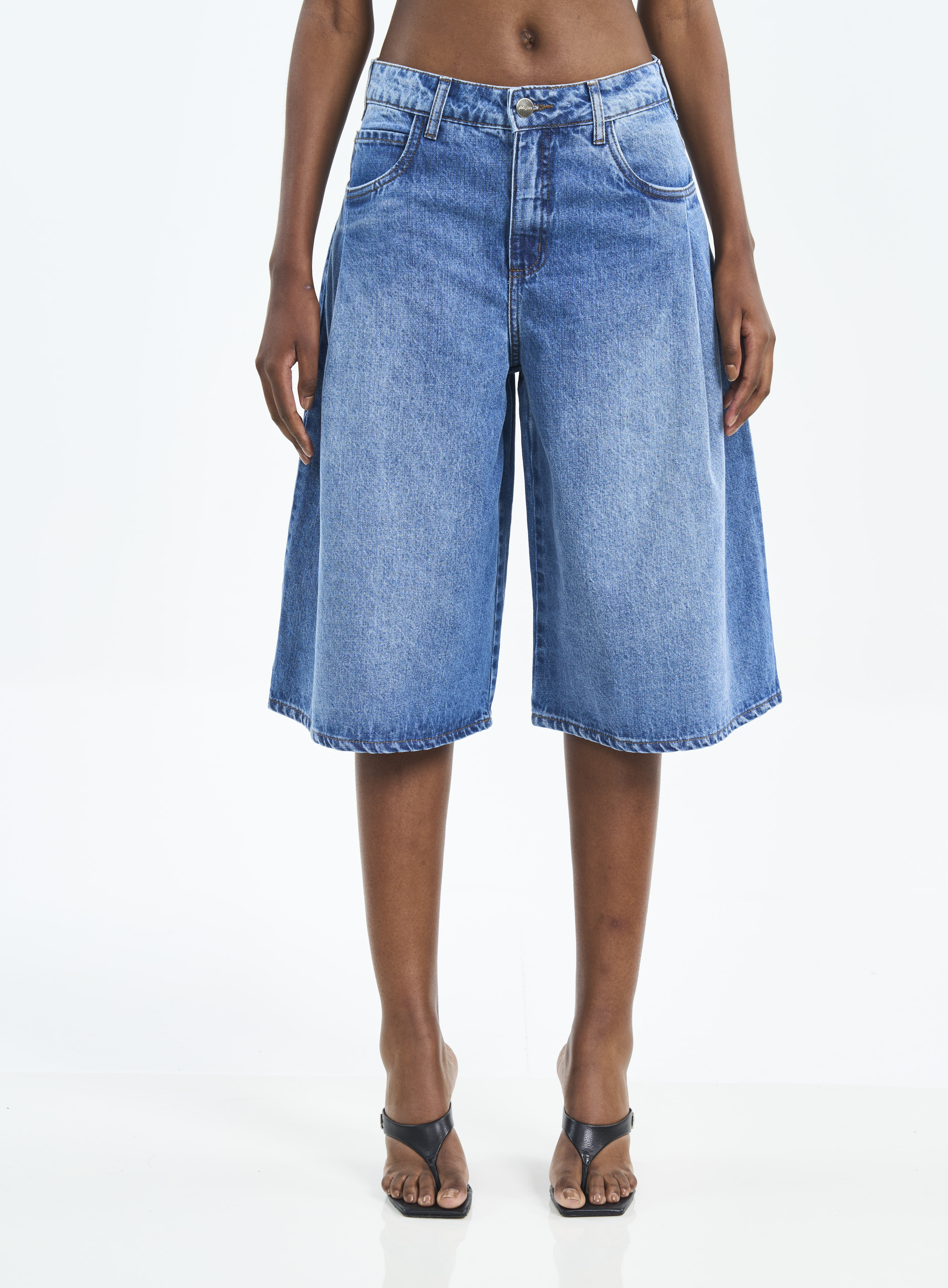 BERMUDA JEANS JADE 38 INDIGO