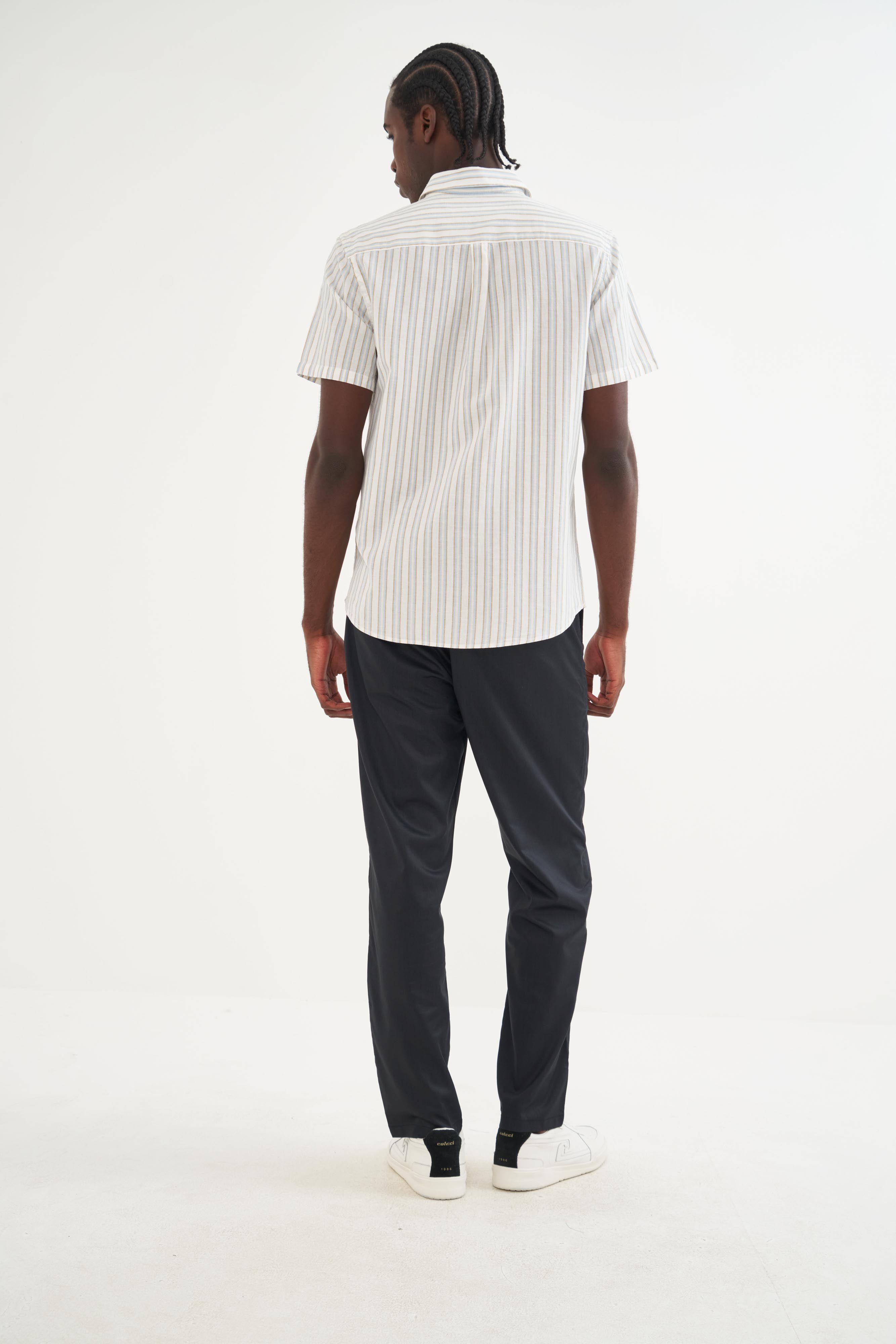 CAMISA LINHO LISTRADA RELAX G LISTRADO