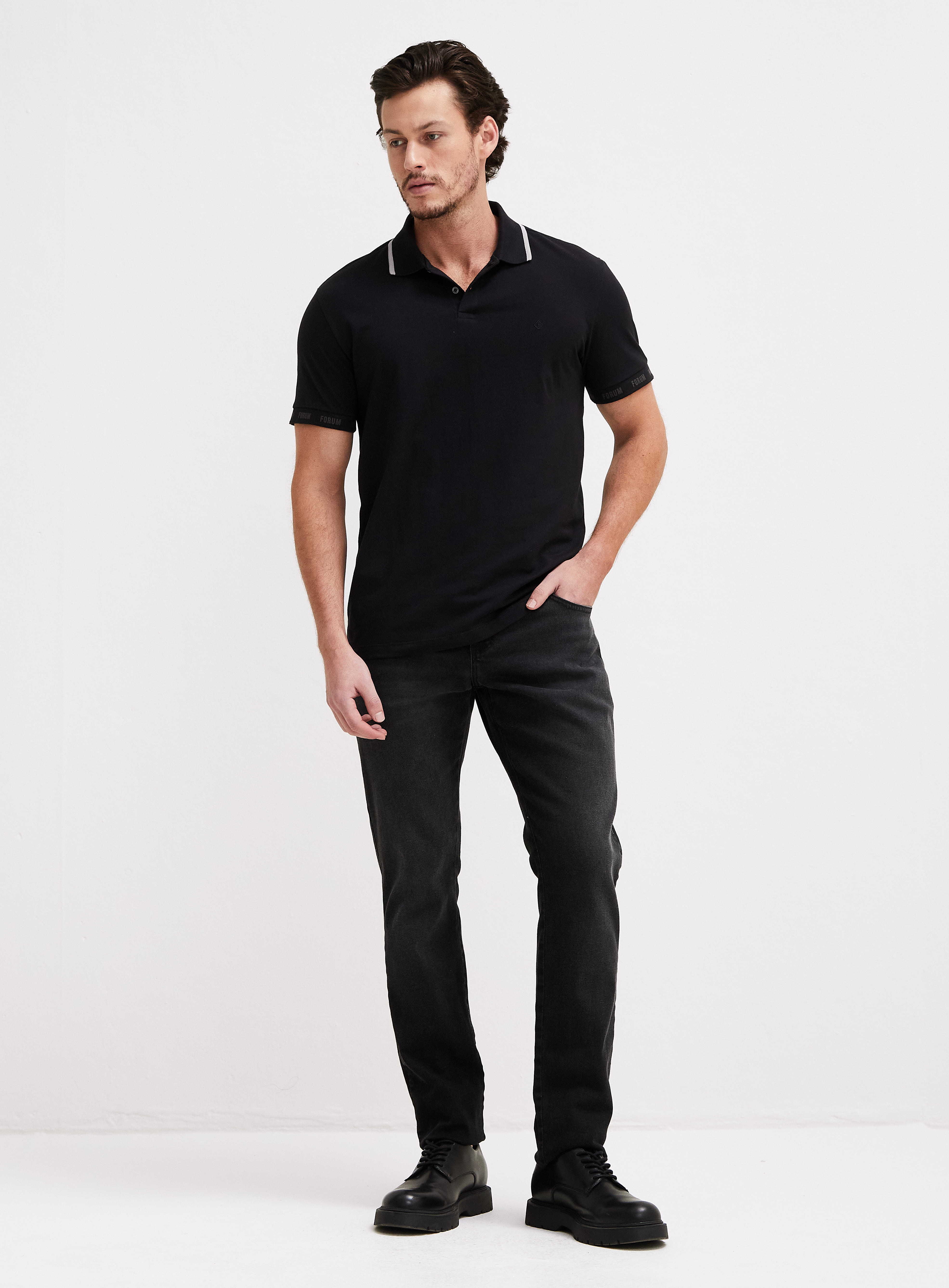 CALÇA JEANS IGOR SKINNY 38 IND.PRETO