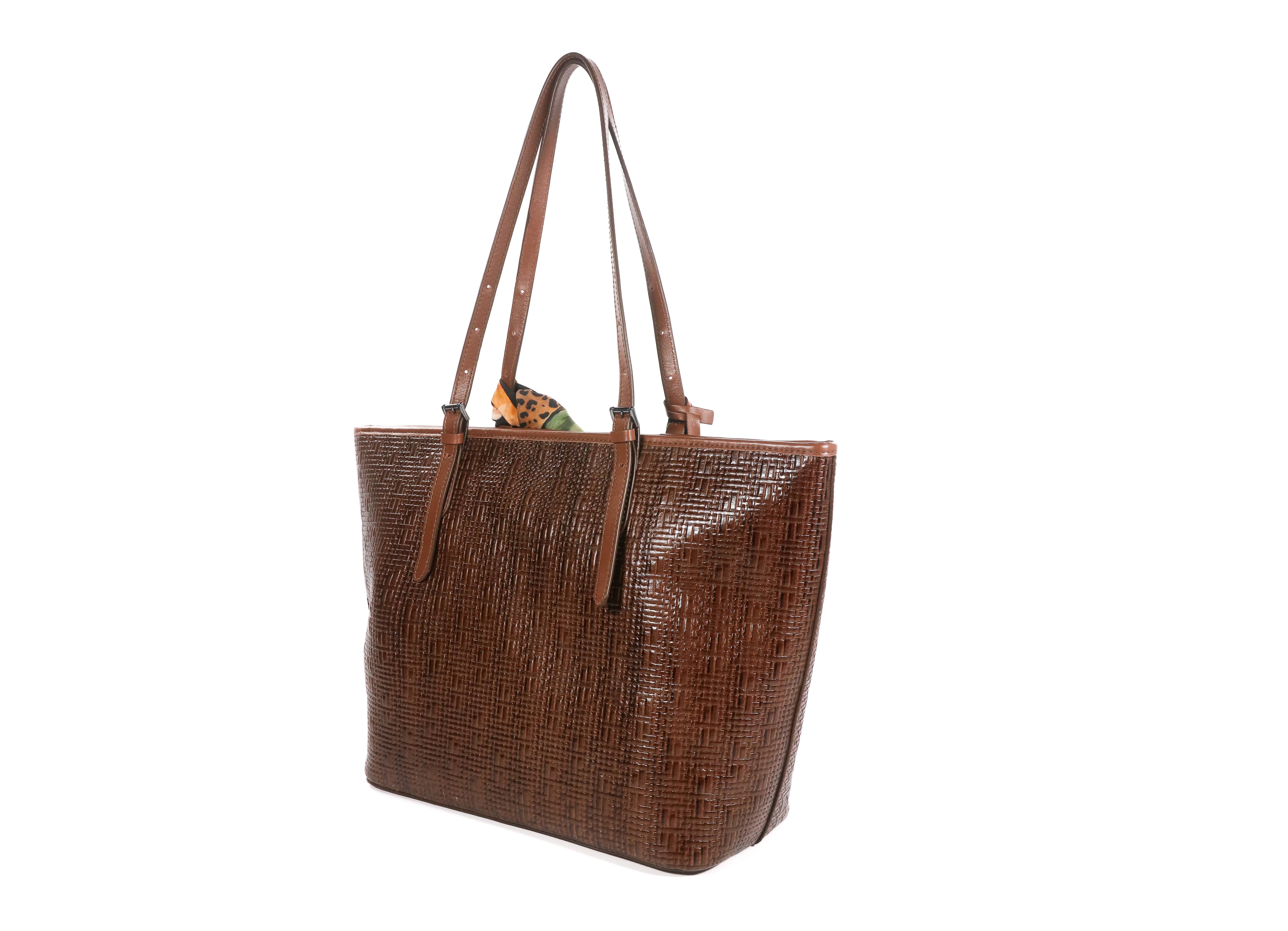 BOLSA COLCCI SHOPPING LIA LENÇO U MARROM TIRAMISU