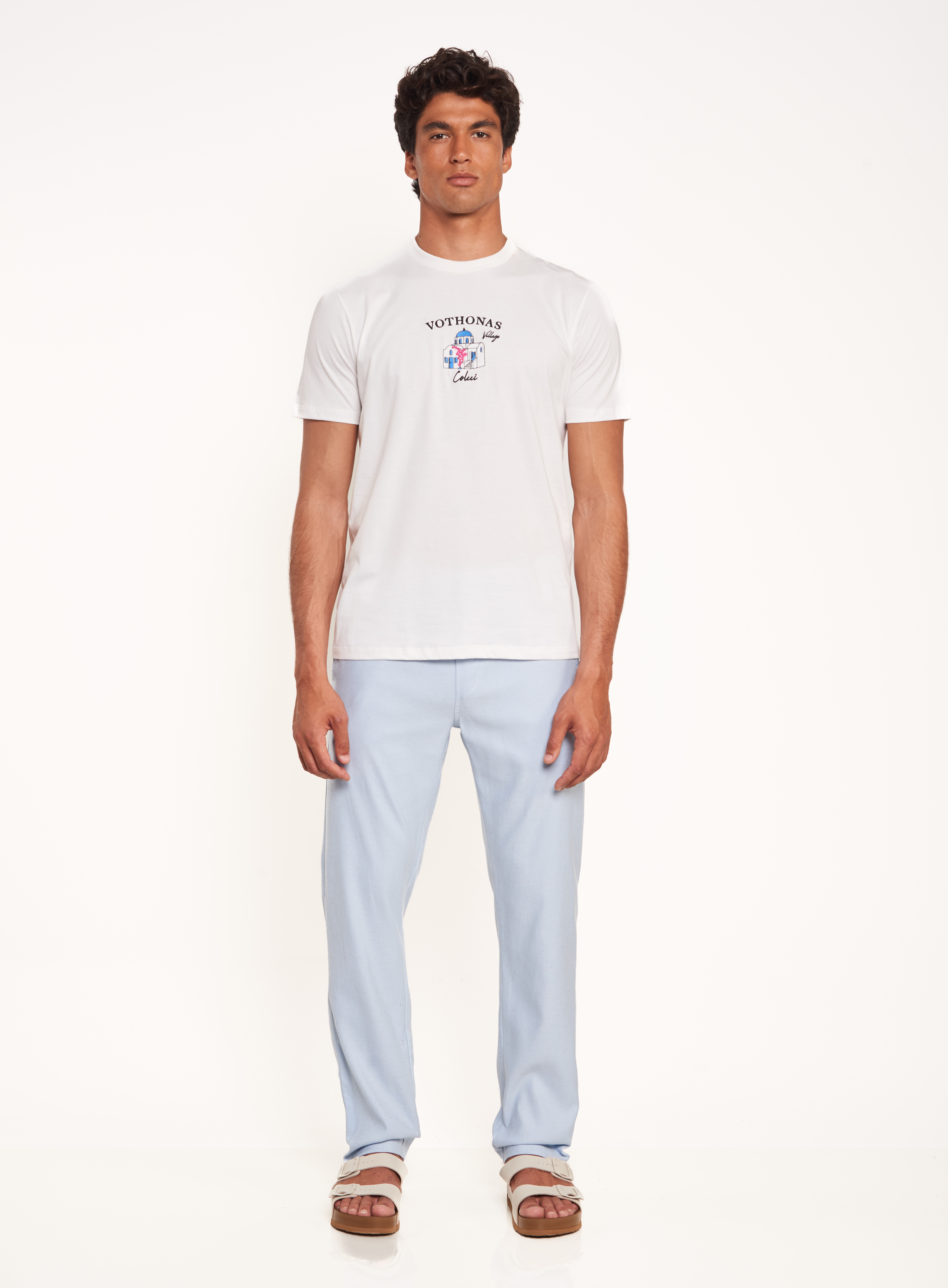CAMISETA BORDADA GG OFF SHELL