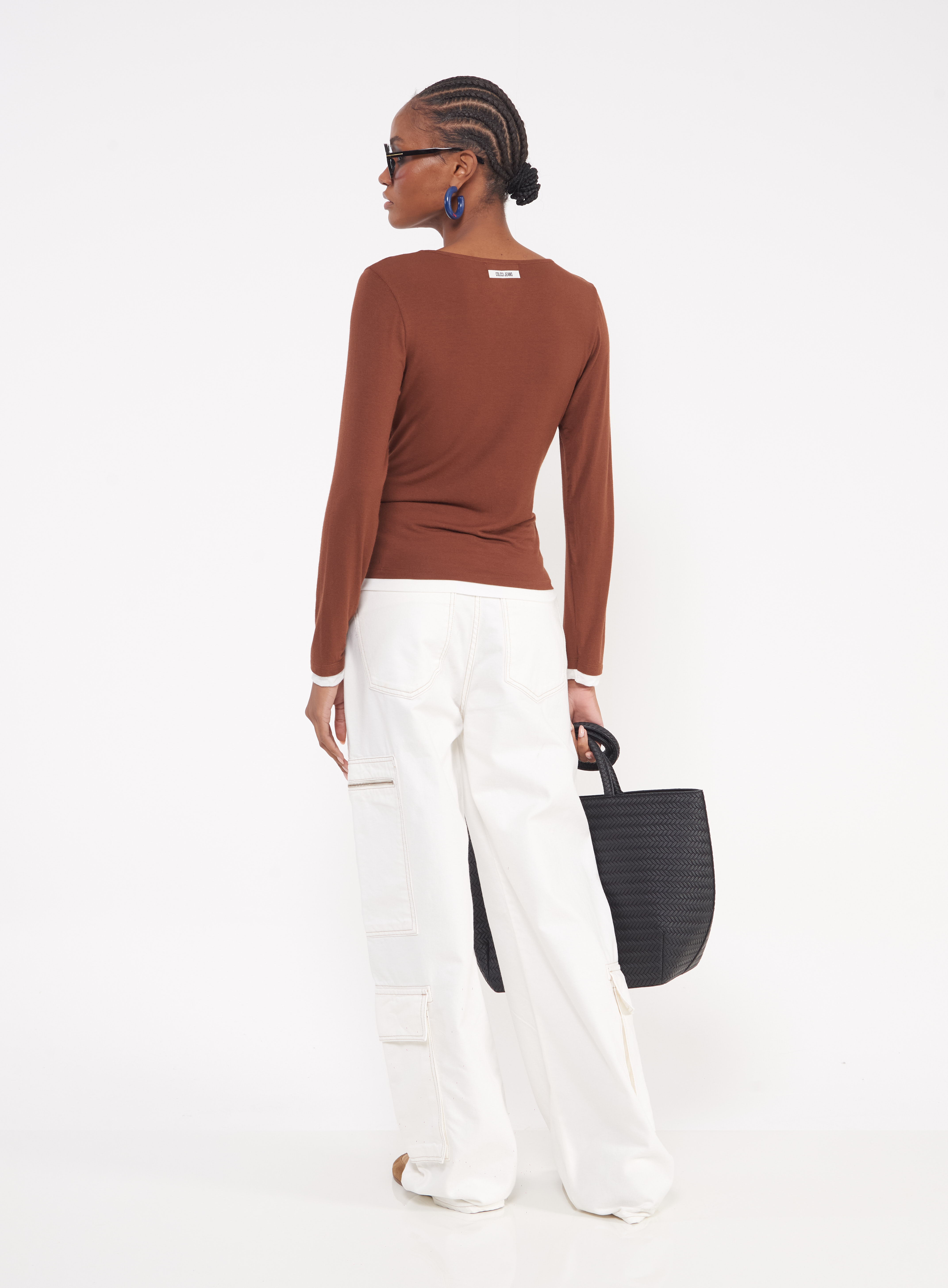 BLUSA COLCCI M MARROM TIRAMISU