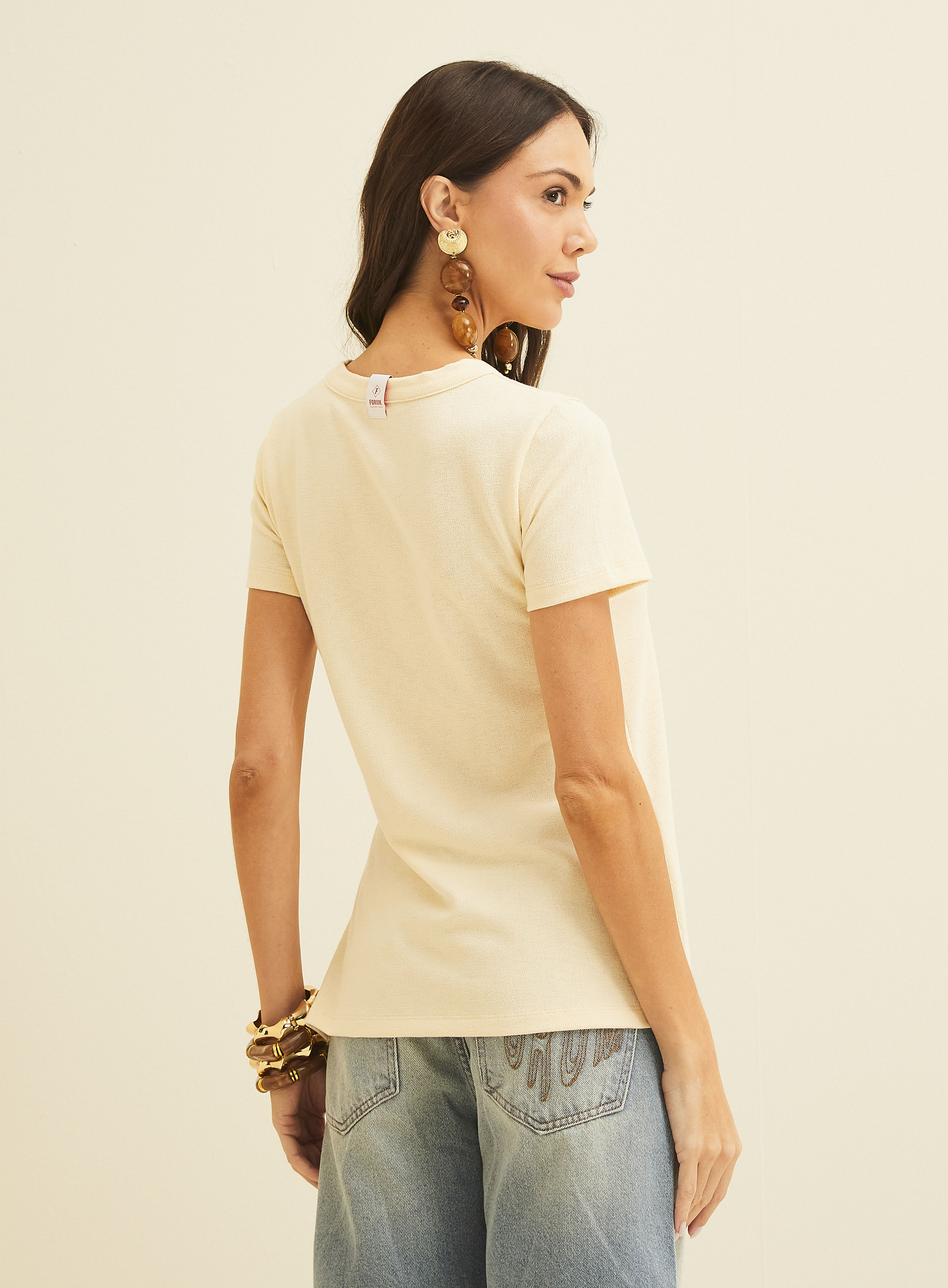 CAMISETA FORUM G BEGE AFFOGATO