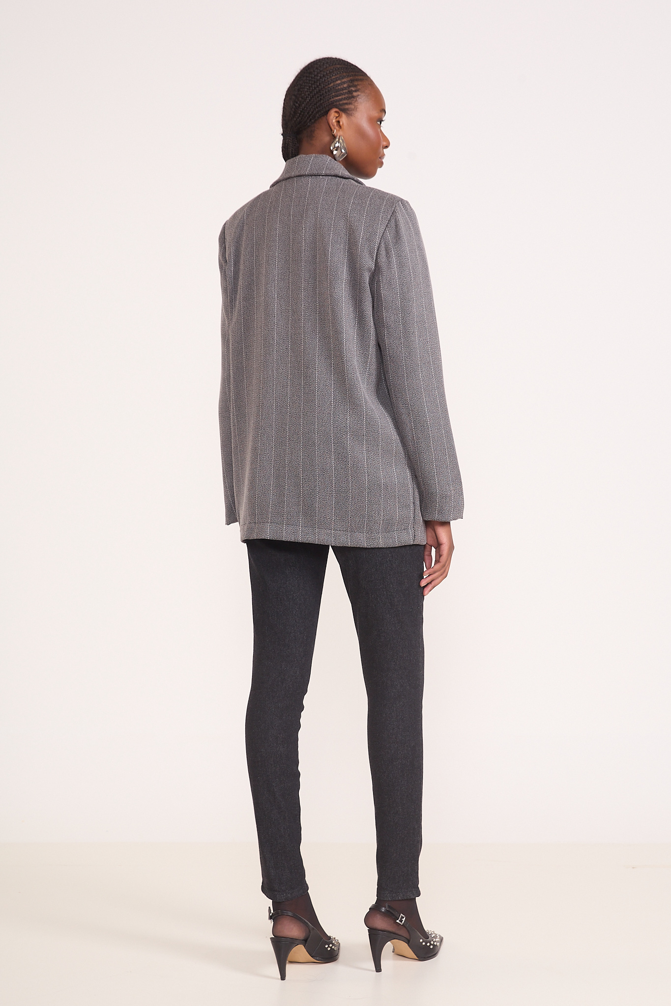 CALÇA JEANS BRUNA STRETCH 38 IND.PRETO