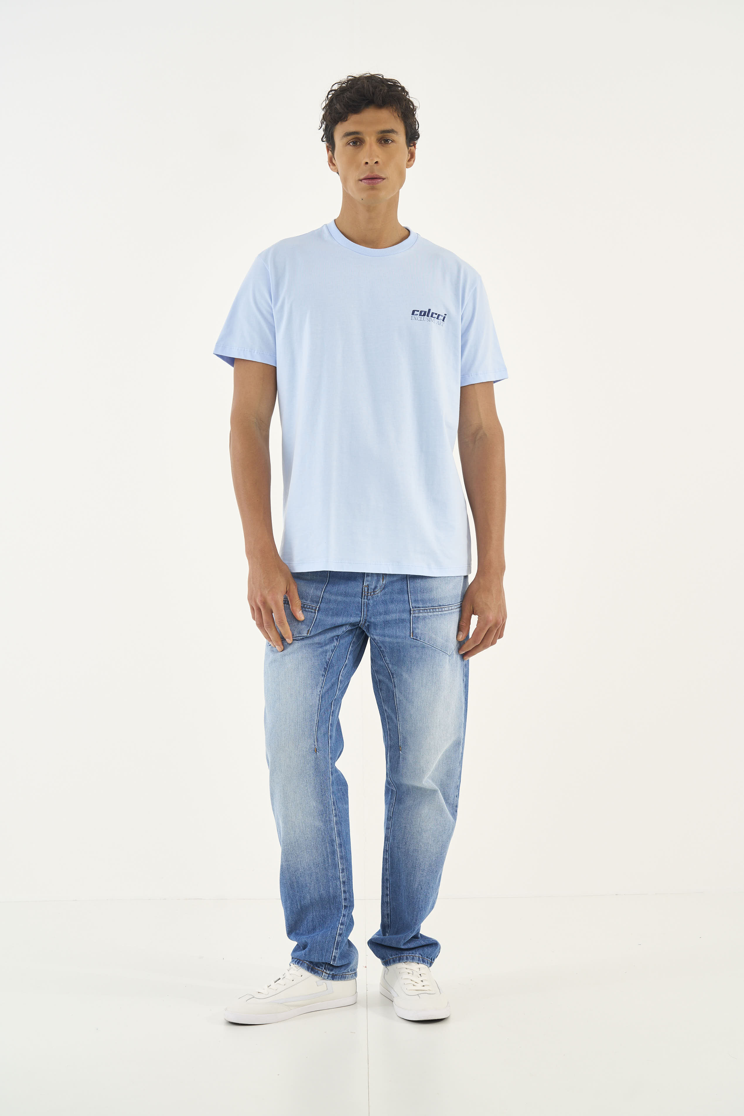 CAMISETA COLCCI G AZUL CASHMERE