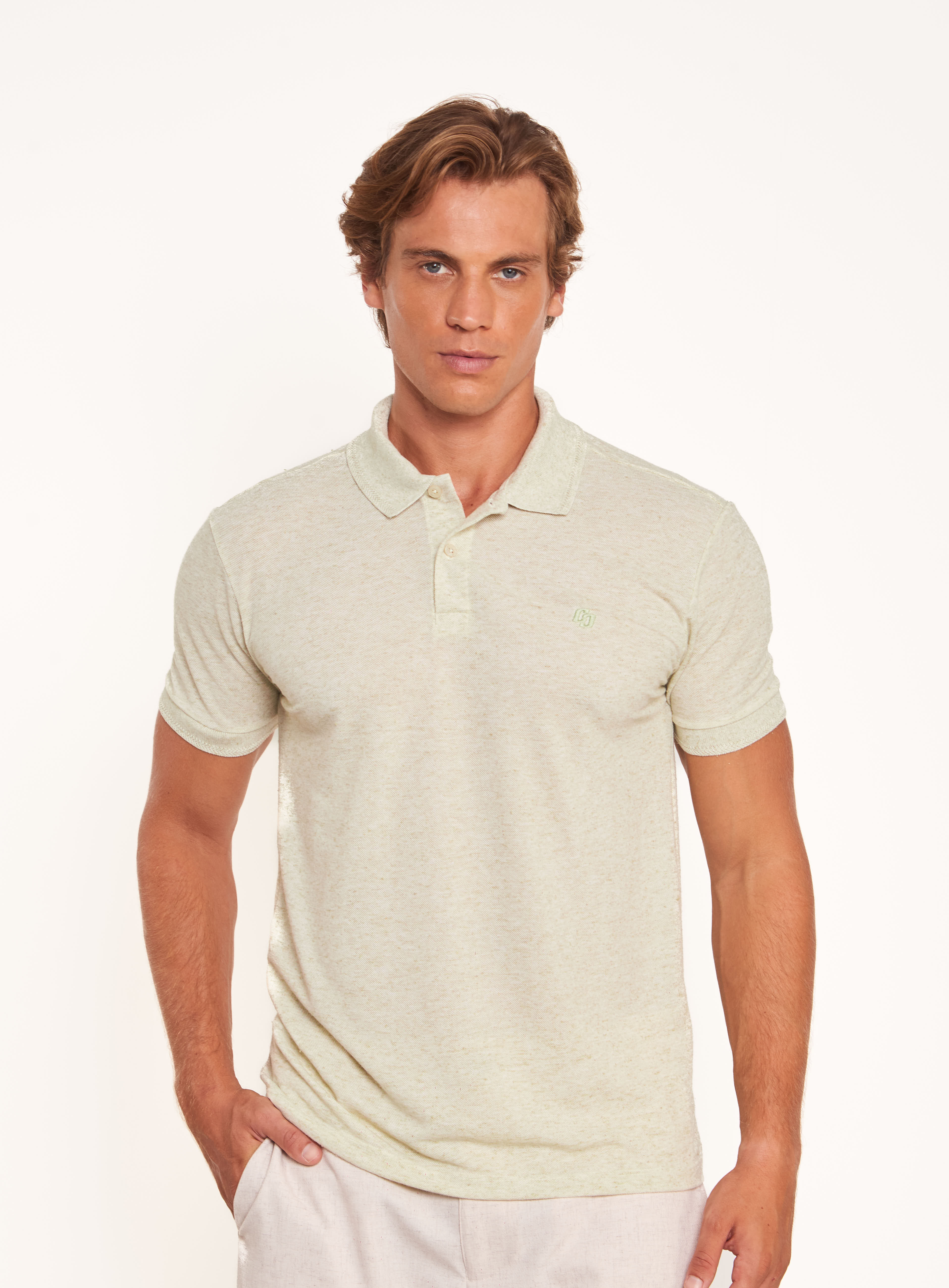 POLO LINHO G BEGE ARUNA